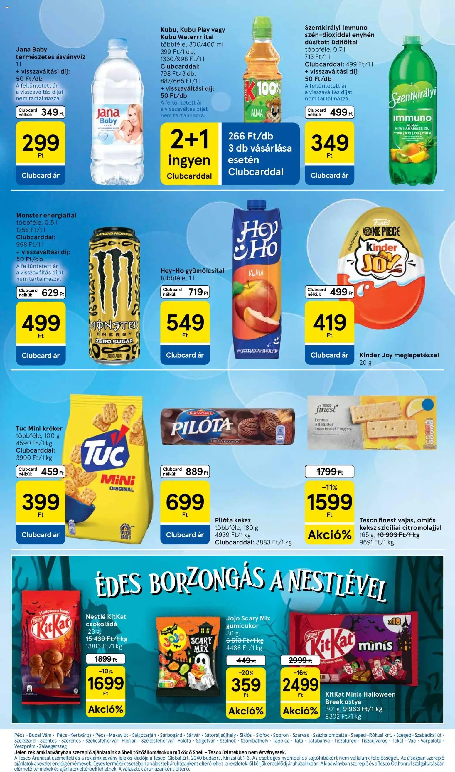 Tesco akciós ujság 2026.10.21. 🎃 HALLOWEEN 🧡