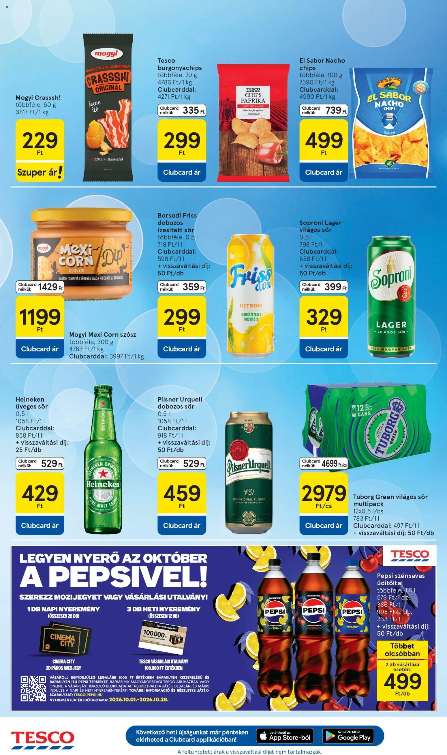 Tesco akciós ujság 2026.10.21. 🎃 HALLOWEEN 🧡
