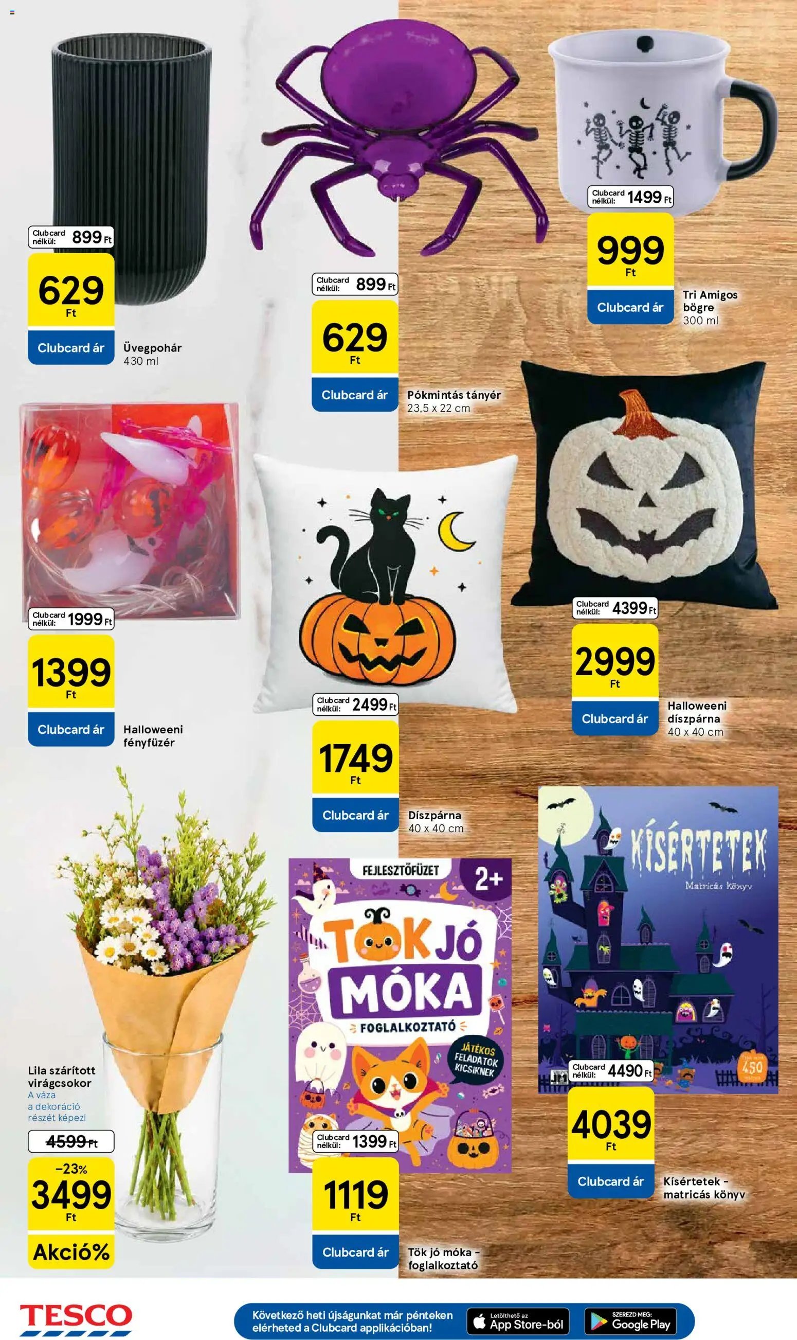 Tesco akciós ujság 2026.10.21. 🎃 HALLOWEEN 🧡