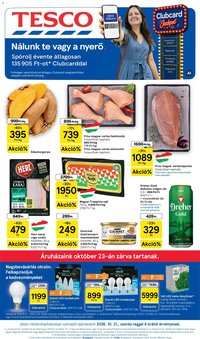Tesco akciós ujság 2026.10.21. 🎃 HALLOWEEN 🧡