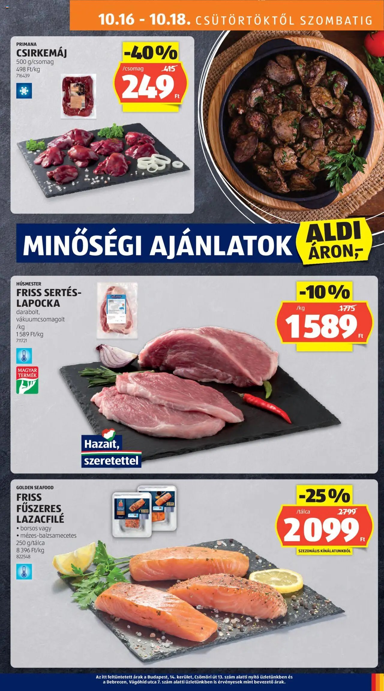 Aldi újság 2025.10.16. Akciós újság Aldi (2025-10-16 - 2025-10-22)