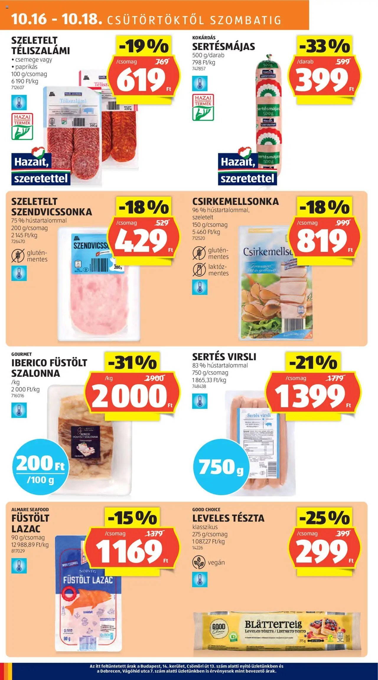 Aldi újság 2025.10.16. Akciós újság Aldi (2025-10-16 - 2025-10-22)