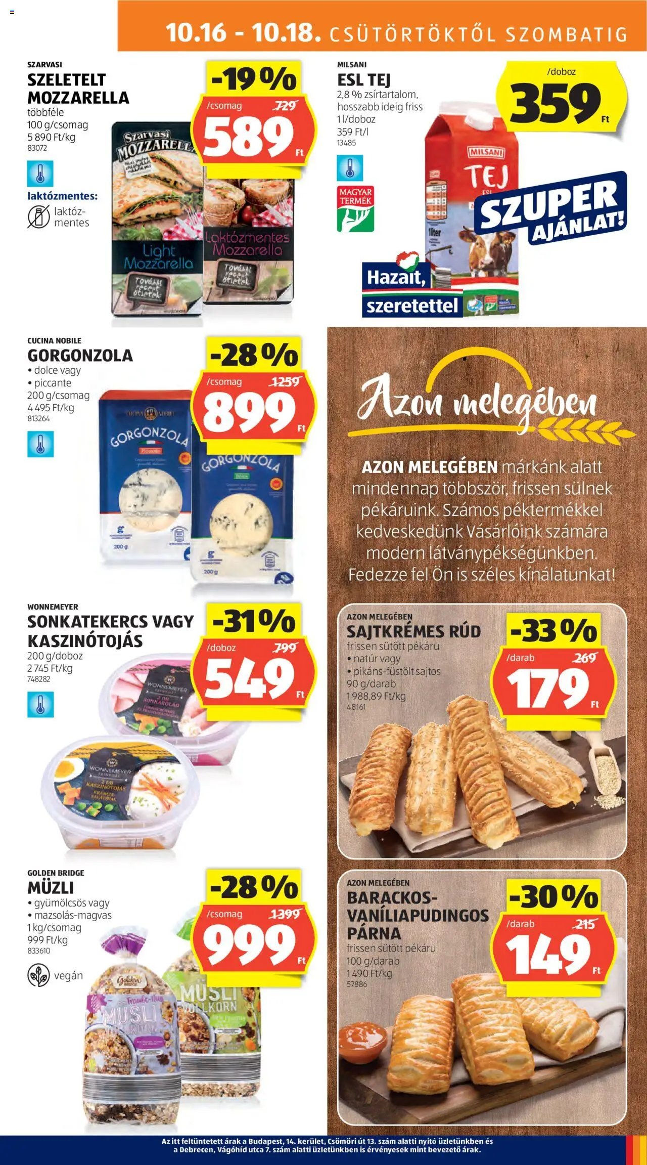 Aldi újság 2025.10.16. Akciós újság Aldi (2025-10-16 - 2025-10-22)