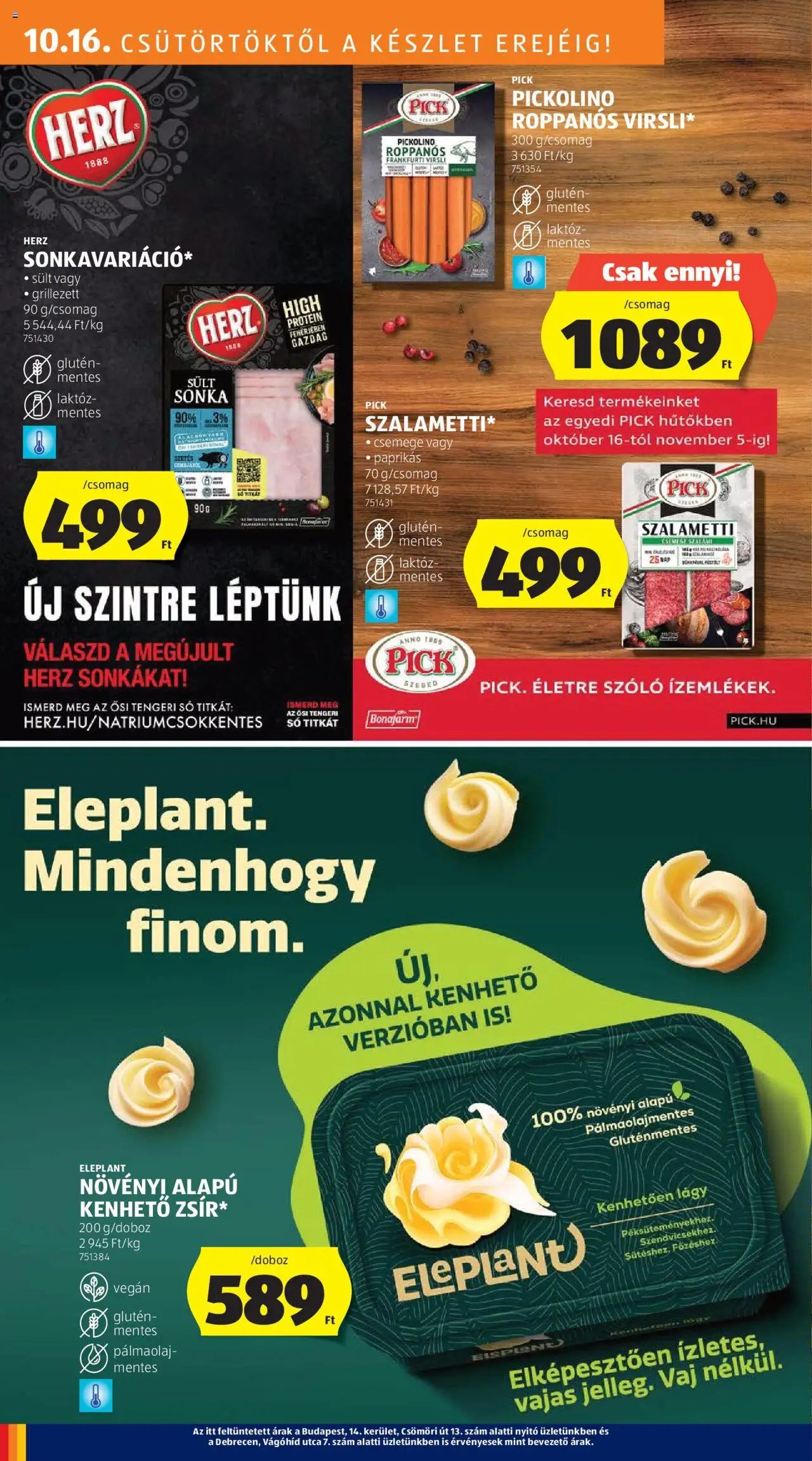 Aldi újság 2025.10.16. Akciós újság Aldi (2025-10-16 - 2025-10-22)