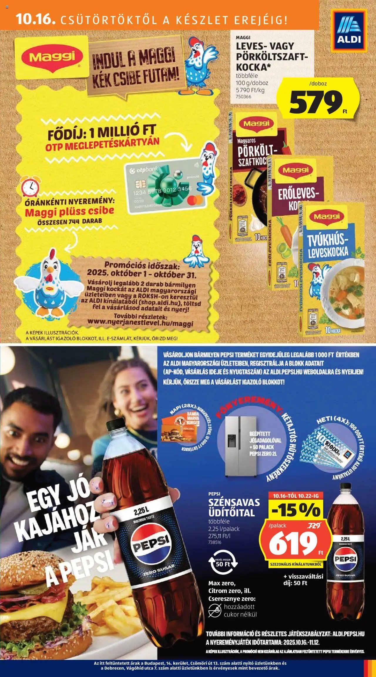 Aldi újság 2025.10.16. Akciós újság Aldi (2025-10-16 - 2025-10-22)