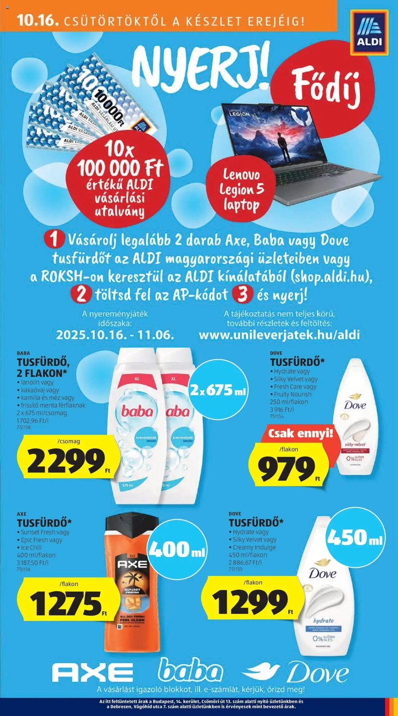 Aldi újság 2025.10.16. Akciós újság Aldi (2025-10-16 - 2025-10-22)