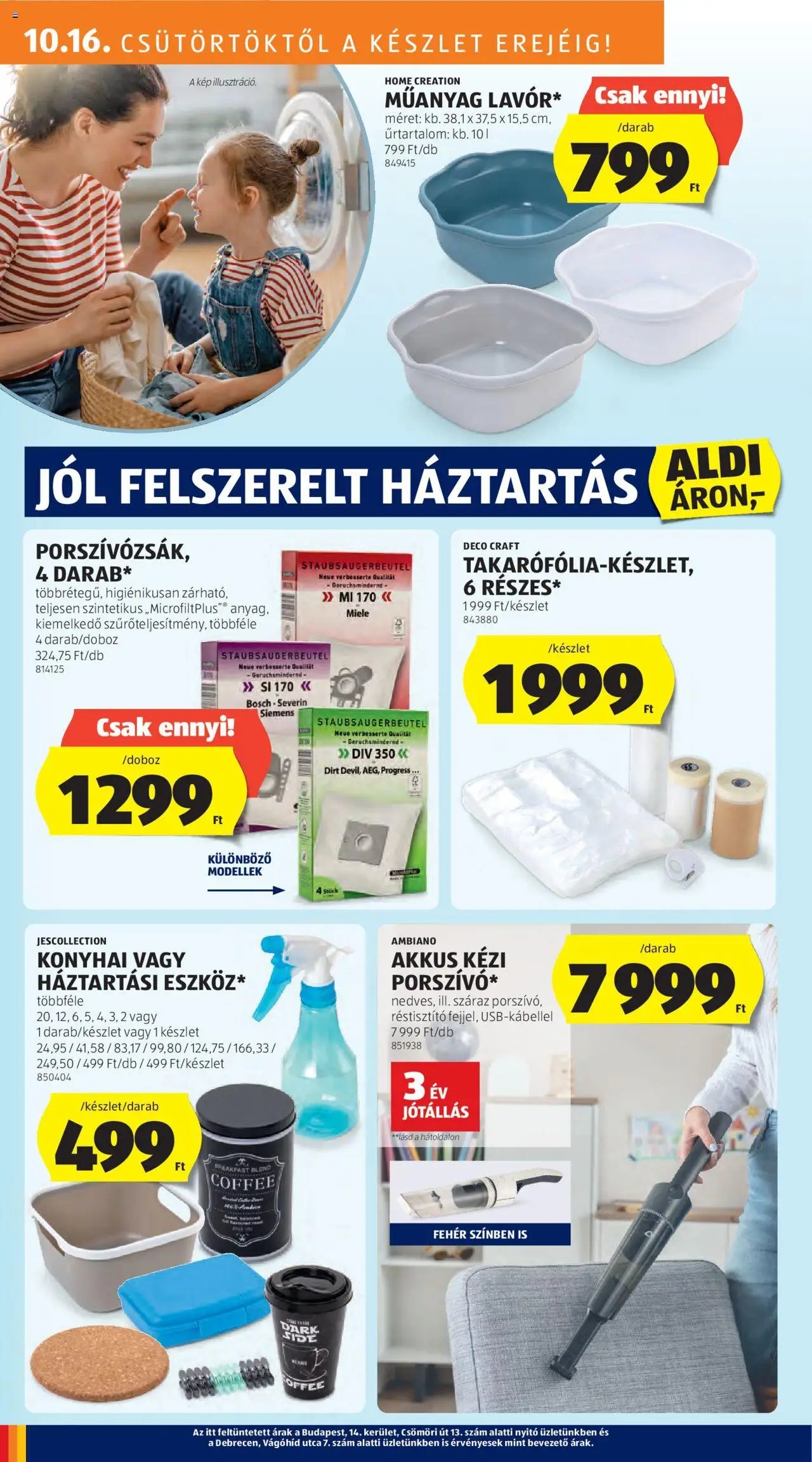 Aldi újság 2025.10.16. Akciós újság Aldi (2025-10-16 - 2025-10-22)