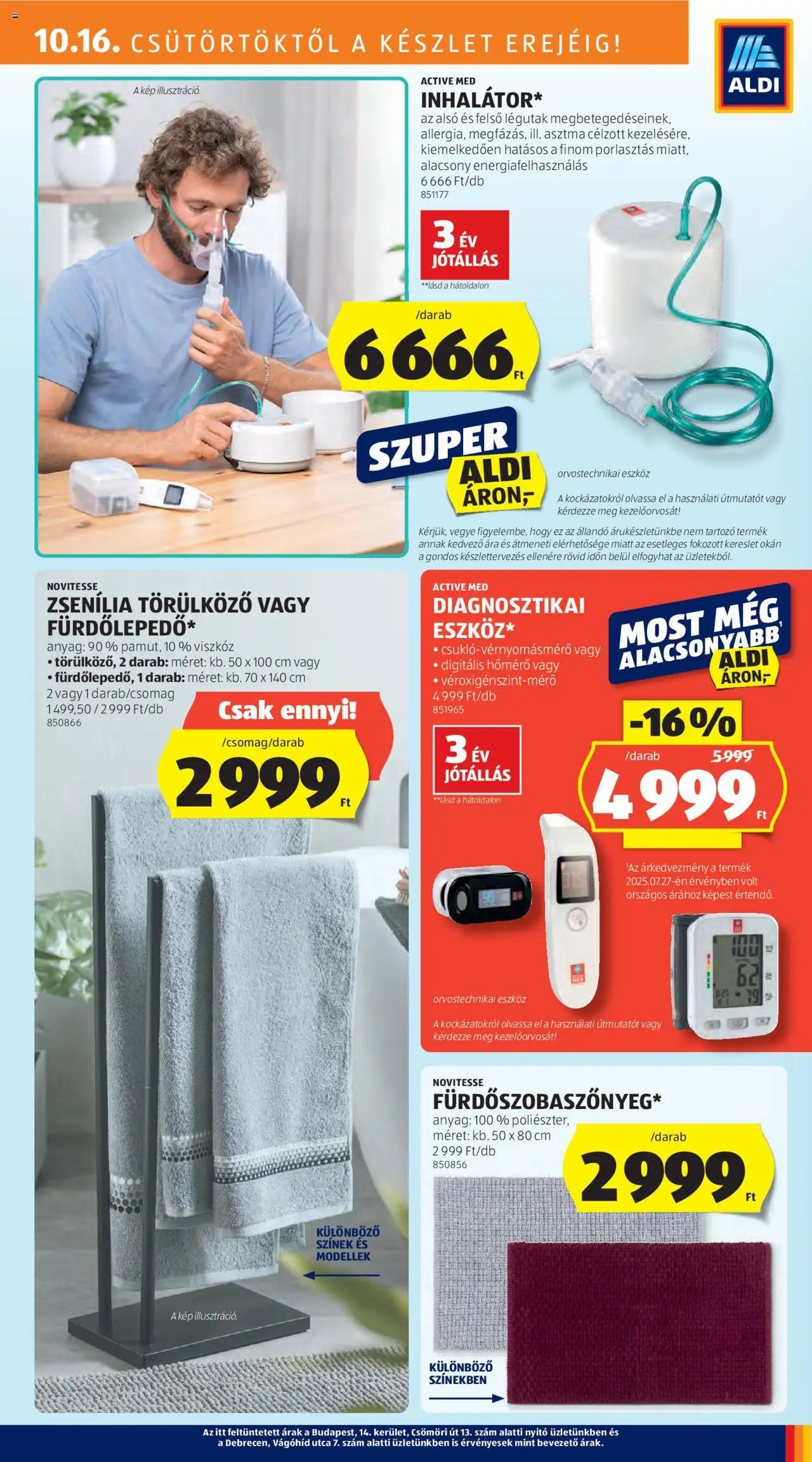 Aldi újság 2025.10.16. Akciós újság Aldi (2025-10-16 - 2025-10-22)