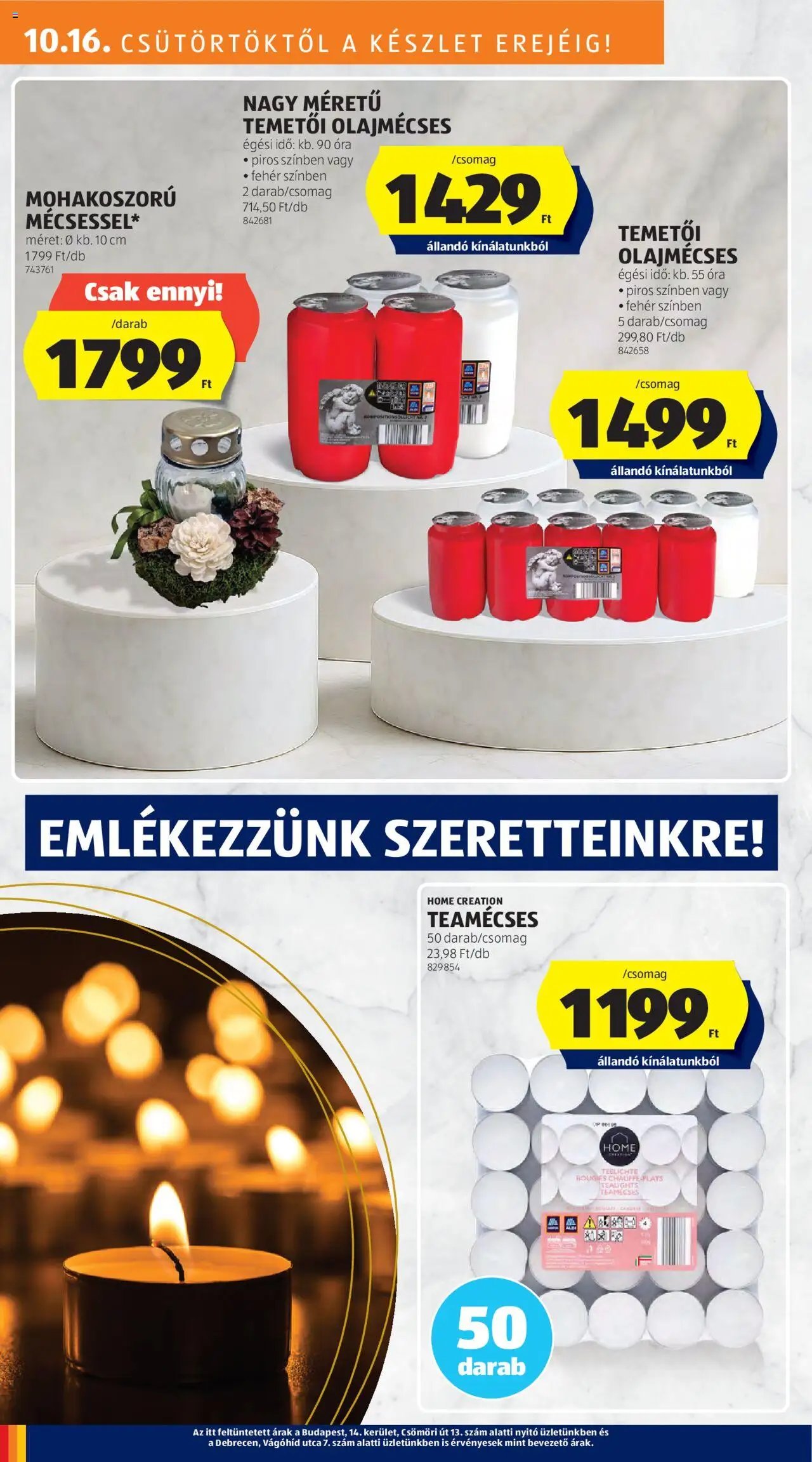 Aldi újság 2025.10.16. Akciós újság Aldi (2025-10-16 - 2025-10-22)