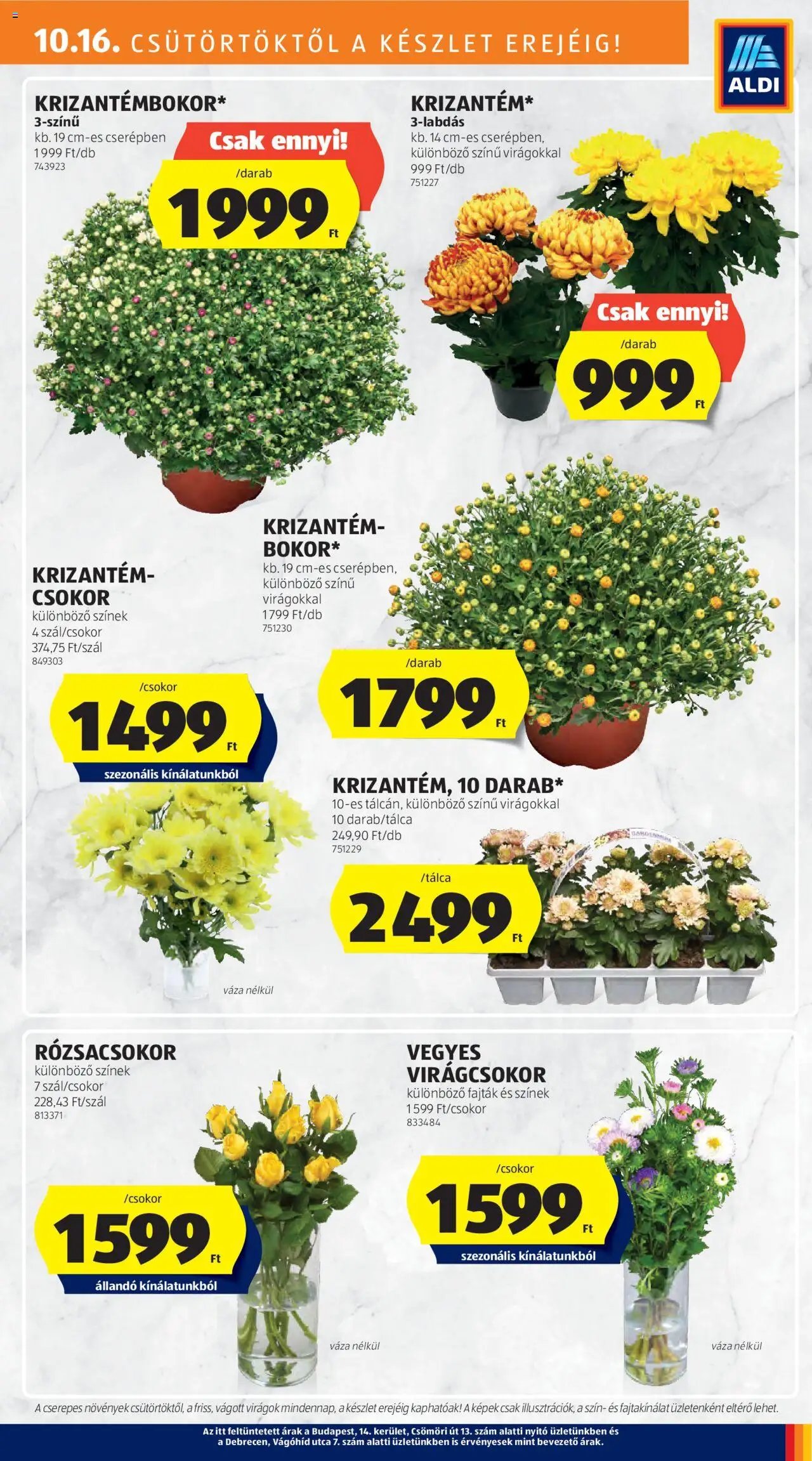 Aldi újság 2025.10.16. Akciós újság Aldi (2025-10-16 - 2025-10-22)