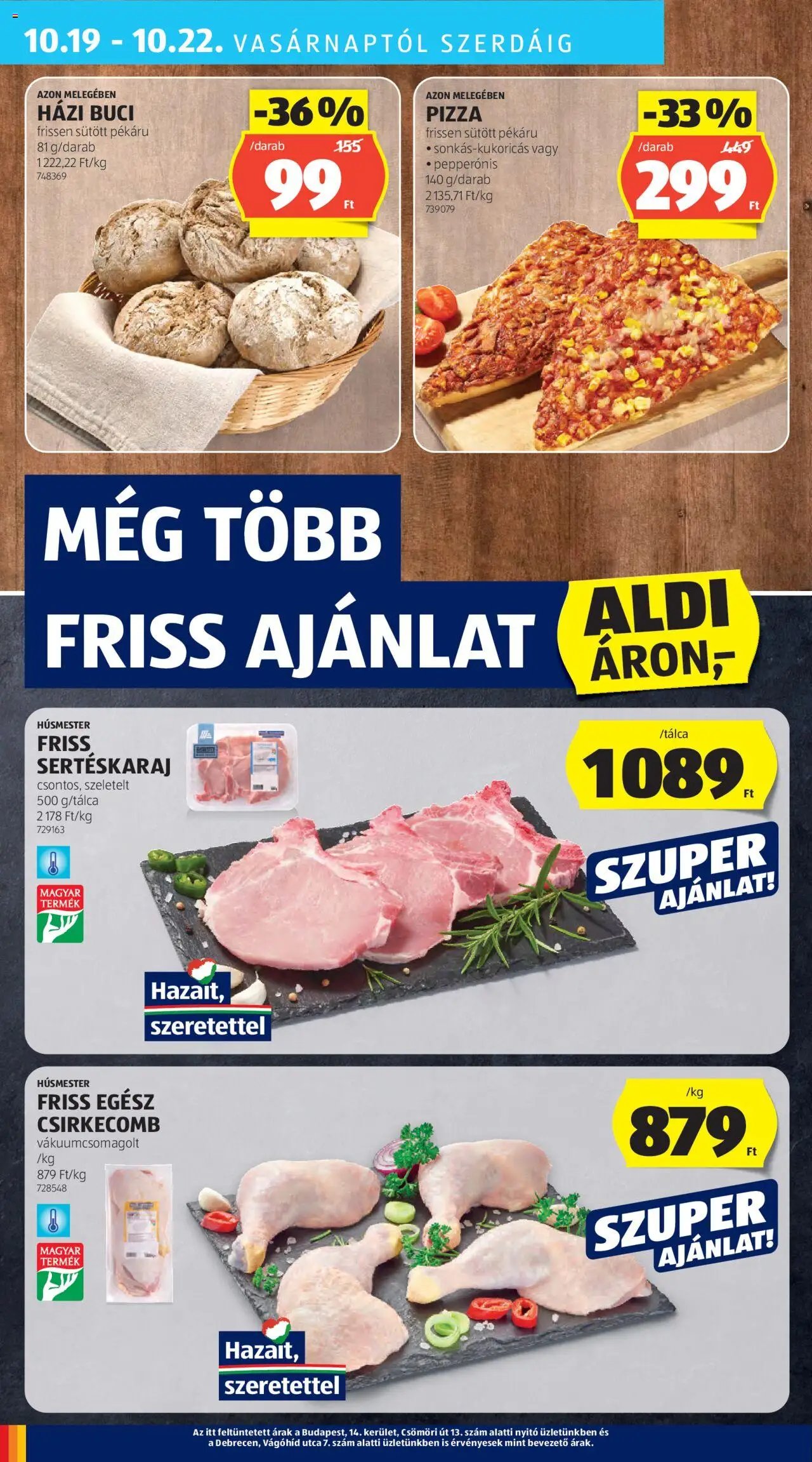 Aldi újság 2025.10.16. Akciós újság Aldi (2025-10-16 - 2025-10-22)
