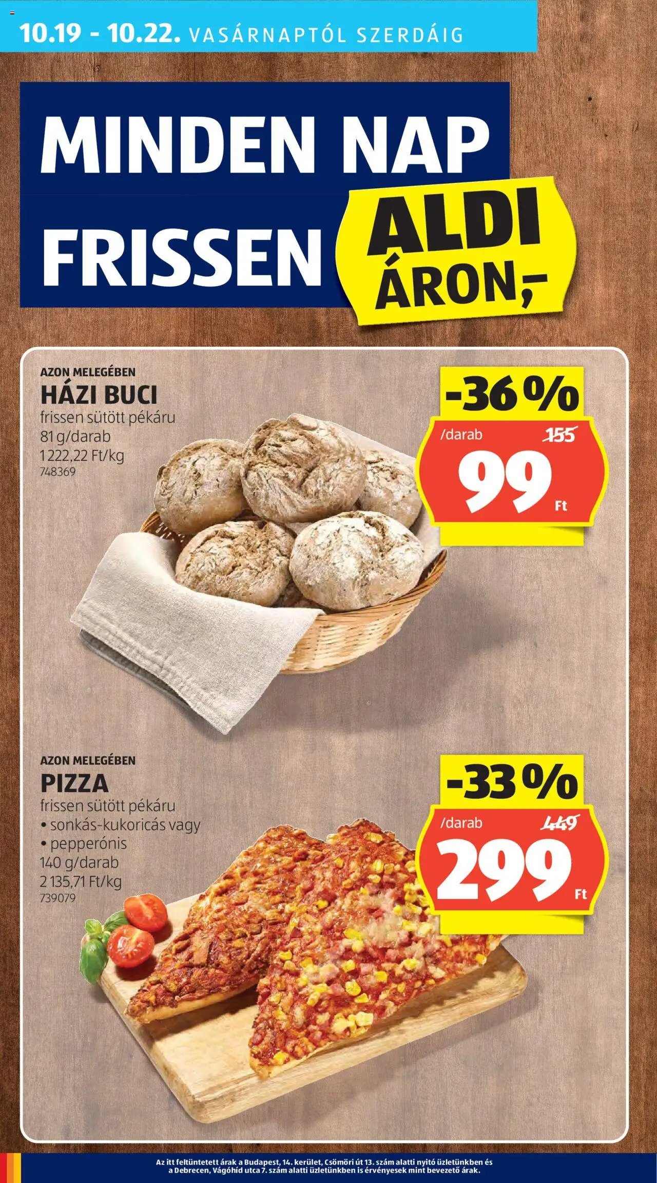 Aldi újság 2025.10.16. Akciós újság Aldi (2025-10-16 - 2025-10-22)