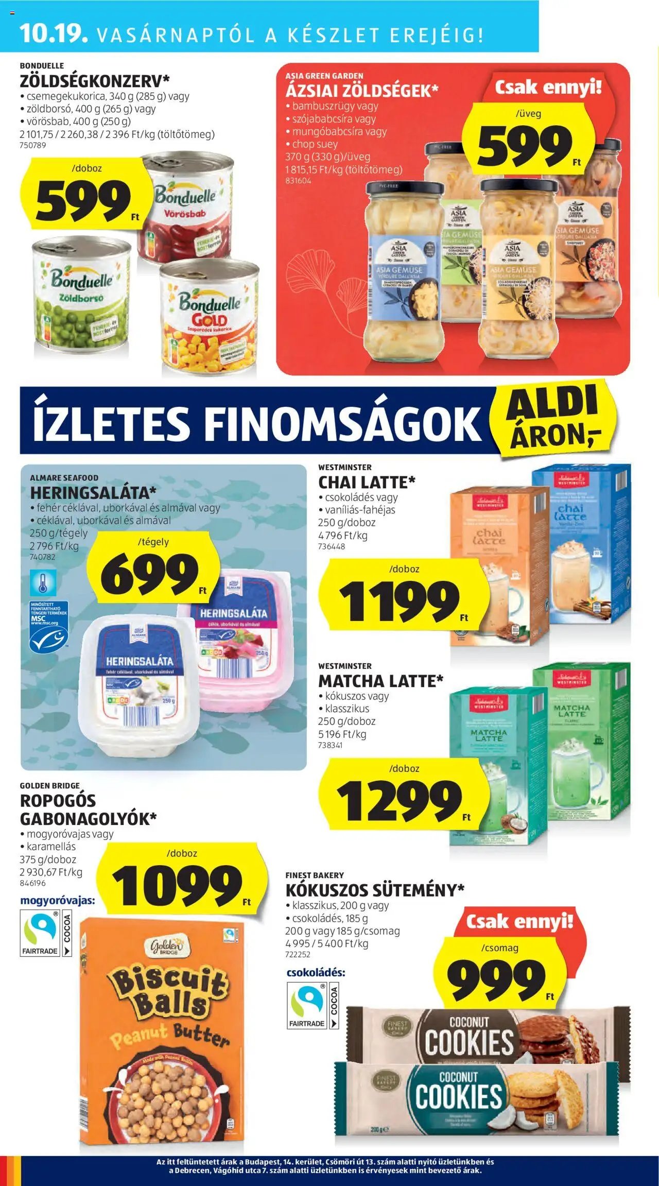 Aldi újság 2025.10.16. Akciós újság Aldi (2025-10-16 - 2025-10-22)