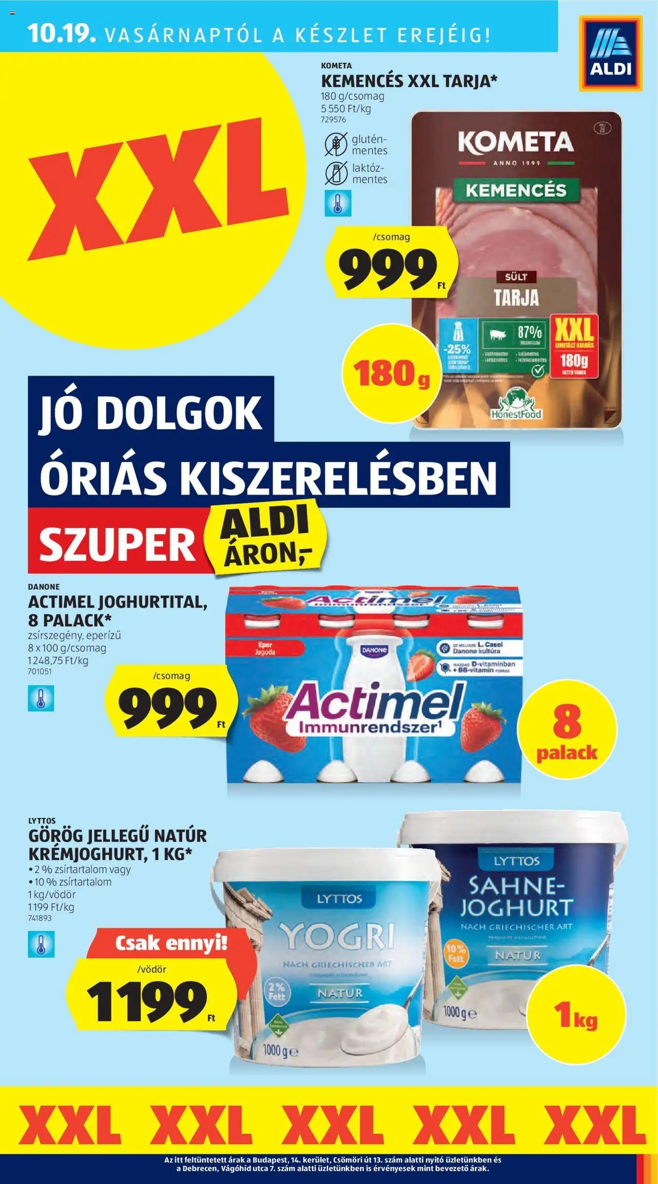 Aldi újság 2025.10.16. Akciós újság Aldi (2025-10-16 - 2025-10-22)