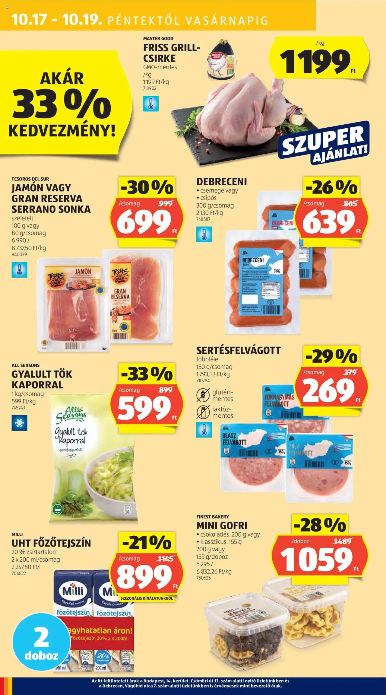 Aldi újság 2025.10.16. Akciós újság Aldi (2025-10-16 - 2025-10-22)