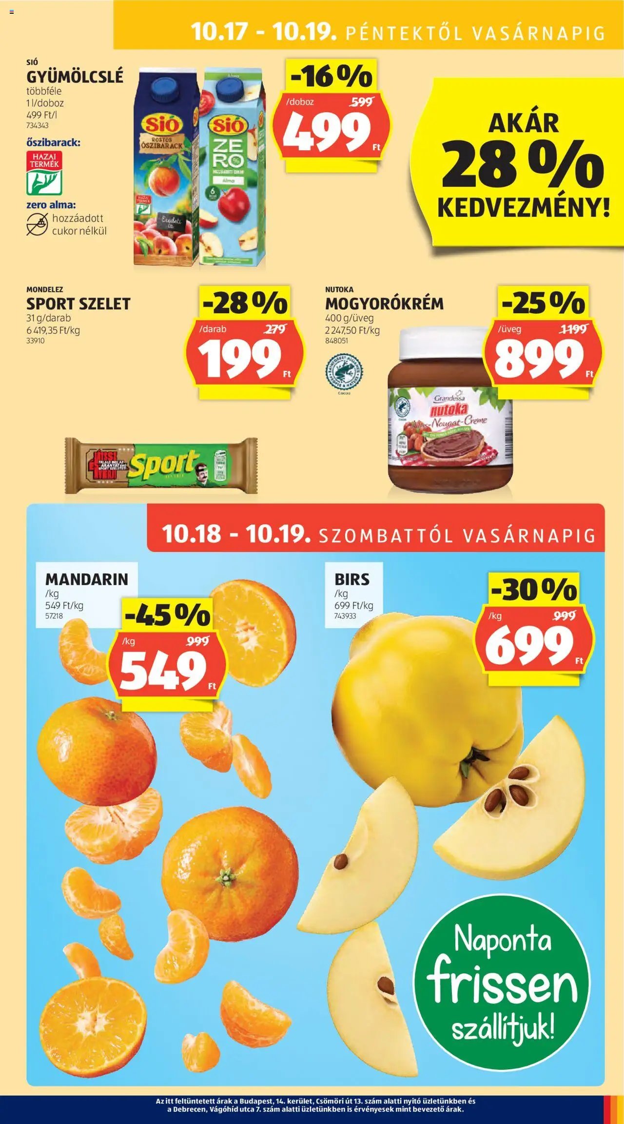 Aldi újság 2025.10.16. Akciós újság Aldi (2025-10-16 - 2025-10-22)