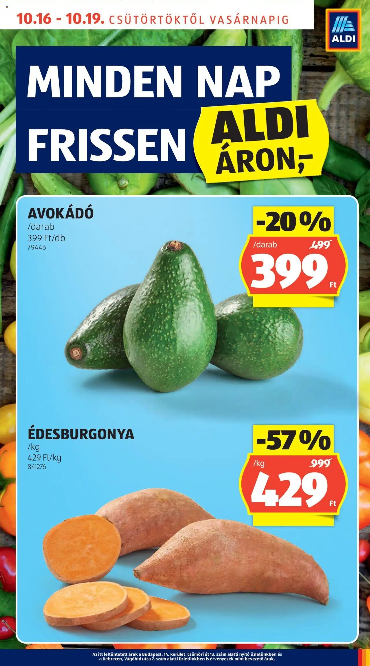 Aldi újság 2025.10.16. Akciós újság Aldi (2025-10-16 - 2025-10-22)