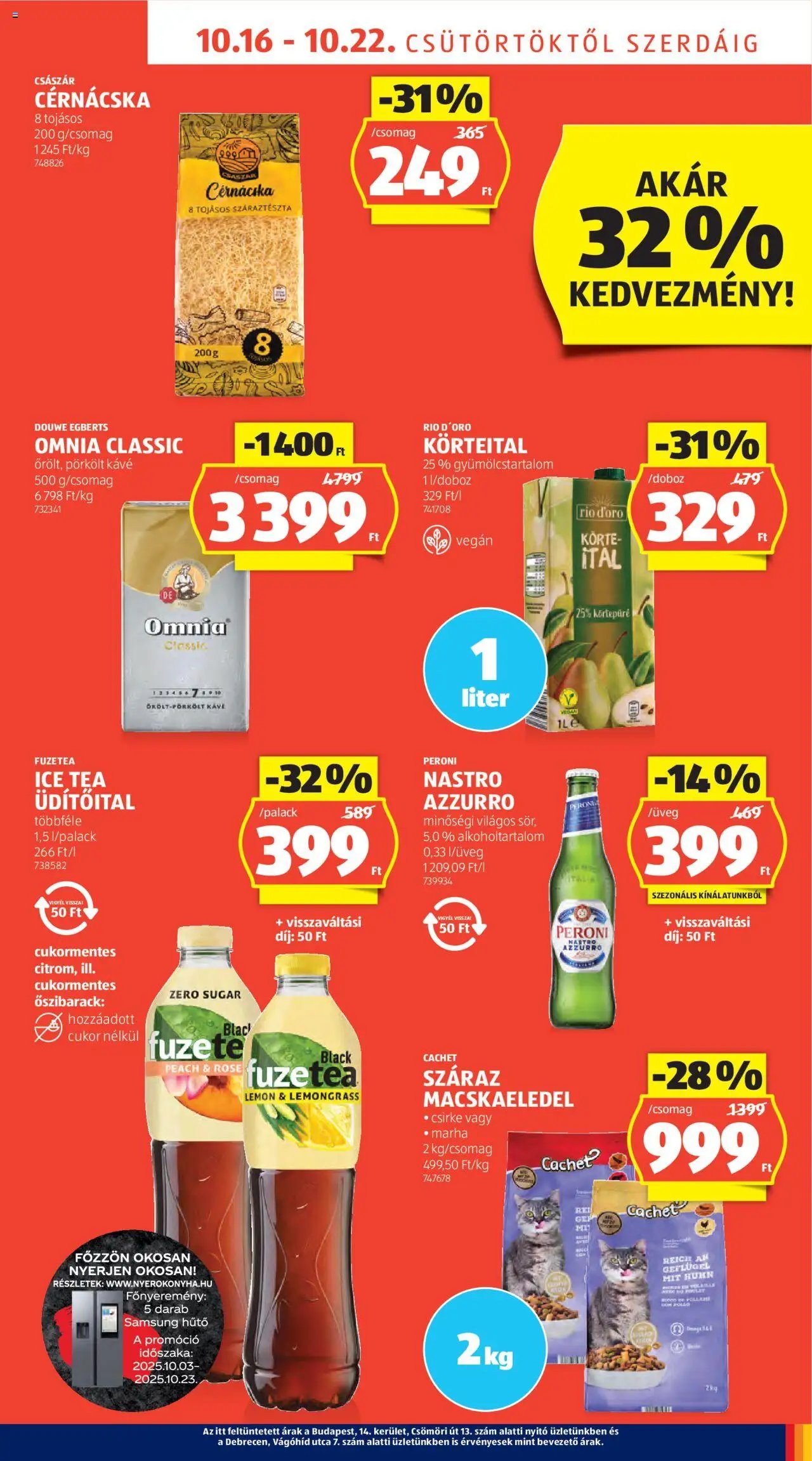 Aldi újság 2025.10.16. Akciós újság Aldi (2025-10-16 - 2025-10-22)