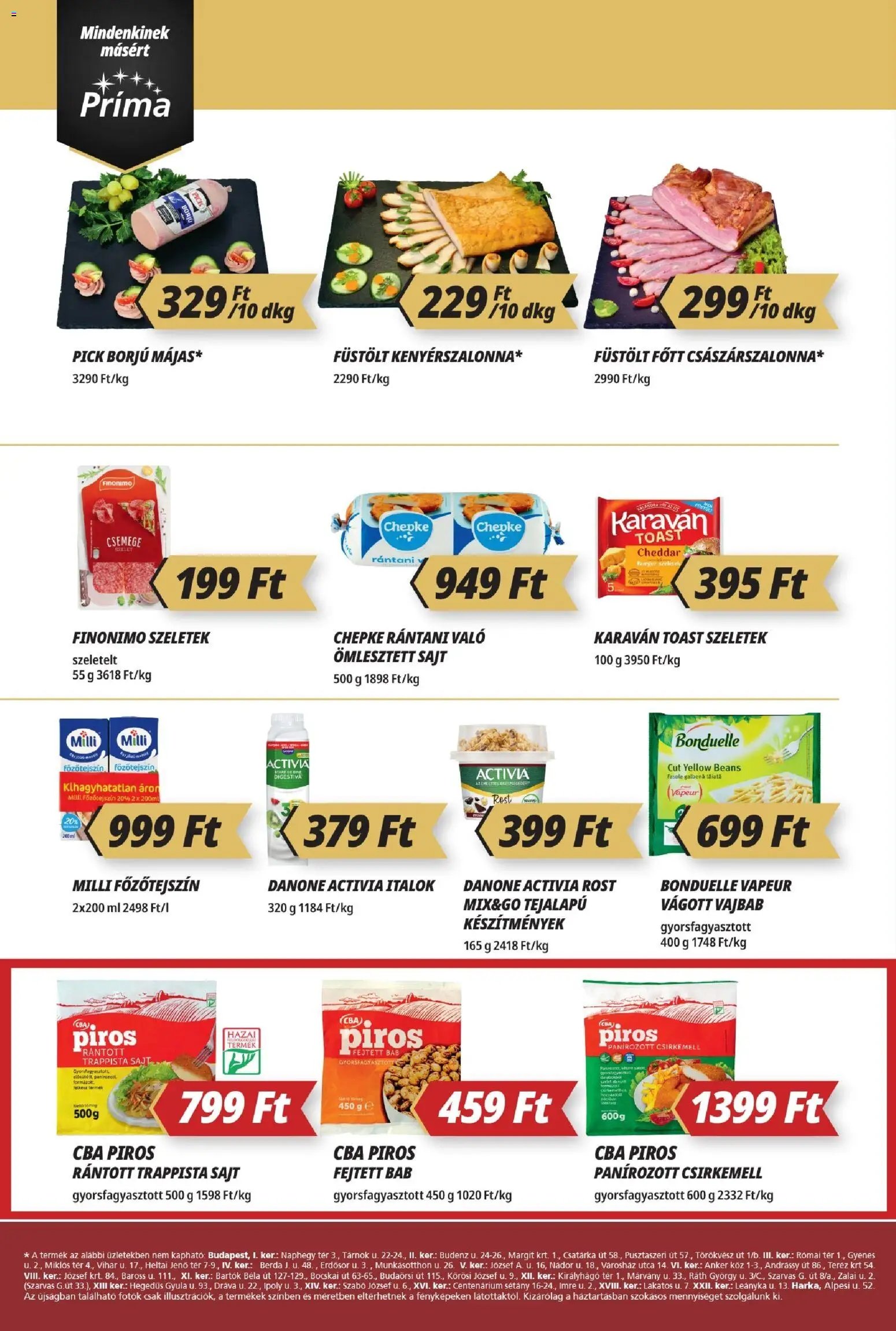 CBA Príma újság 2026.02.19. Akciós újság CBA Príma (2026-02-19 - 2026-02-25)