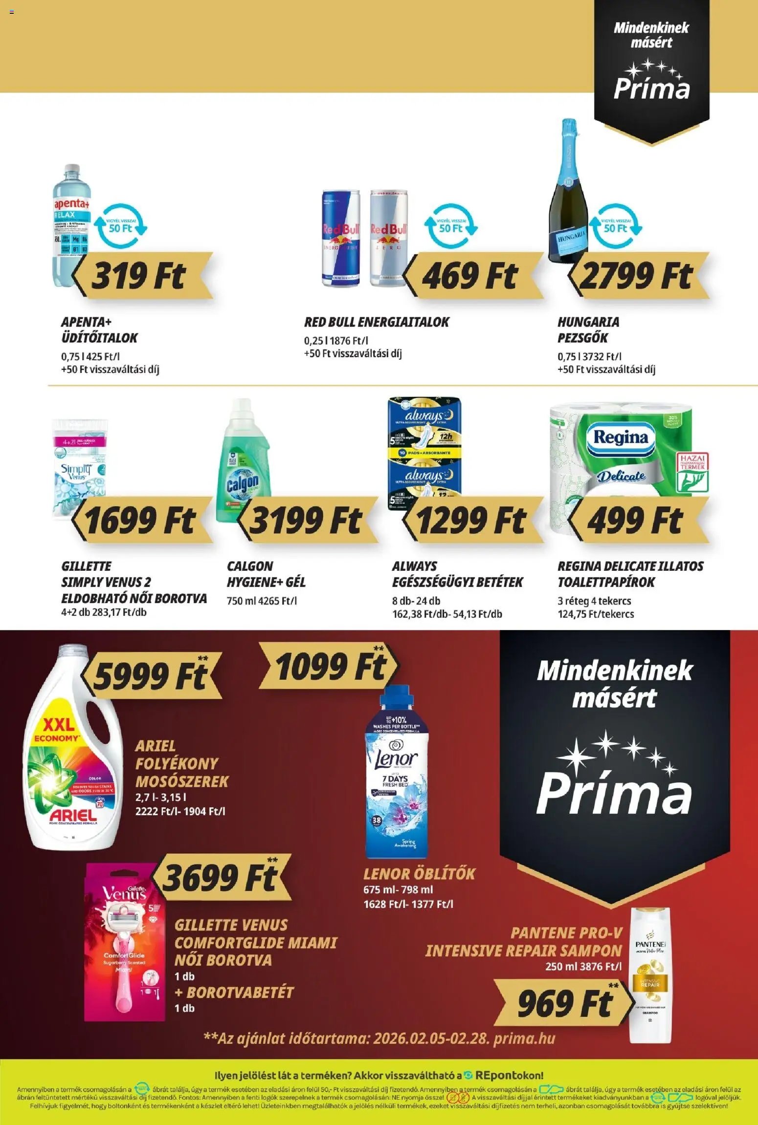 CBA Príma újság 2026.02.19. Akciós újság CBA Príma (2026-02-19 - 2026-02-25)