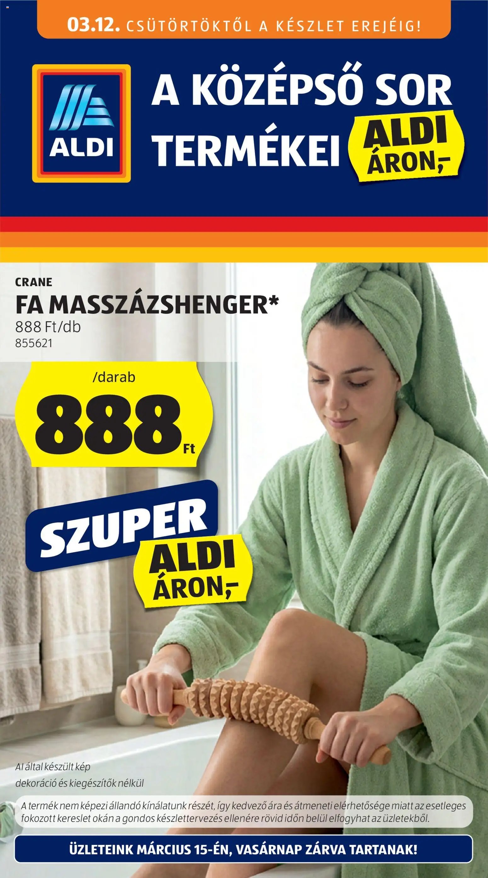 Aldi újság 2026.03.12. Aldi Középső sor termékei (2026-03-12 - 2026-03-18)