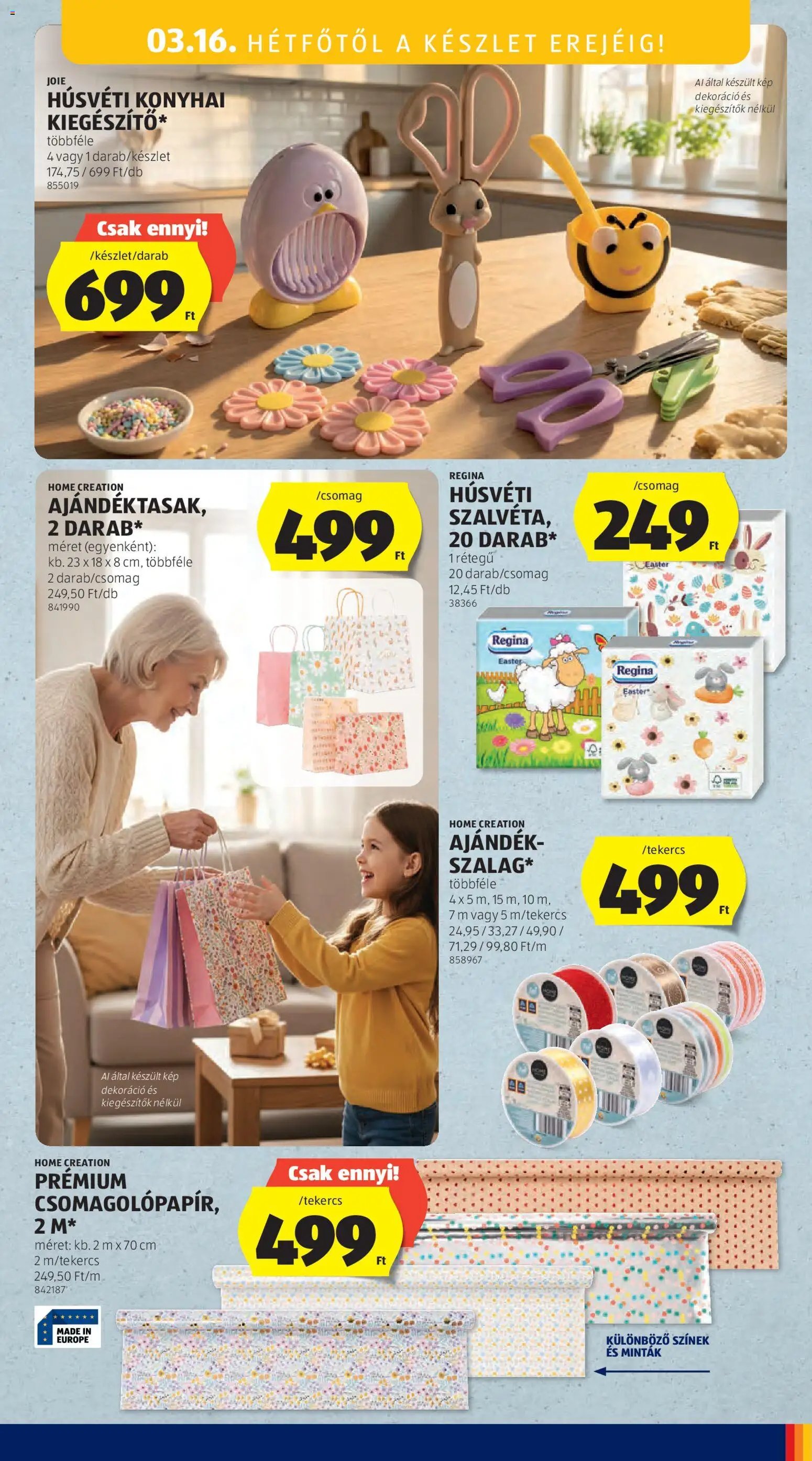 Aldi újság 2026.03.12. Aldi Középső sor termékei (2026-03-12 - 2026-03-18)