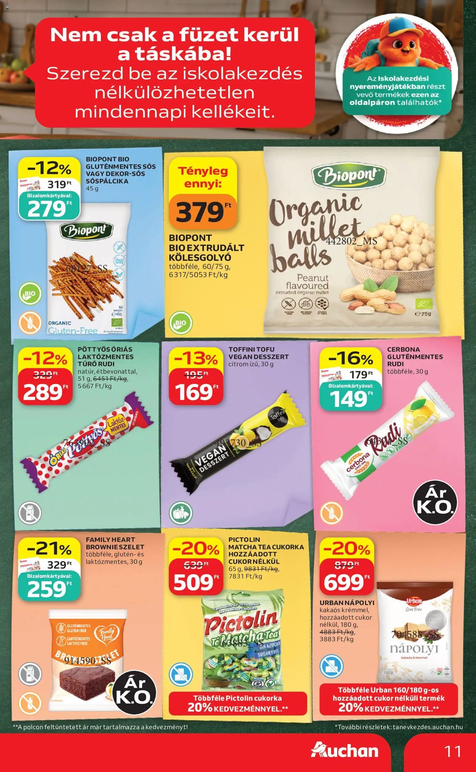 Auchan újság 2026.08.27. Auchan Iskolakezdés ajánlatok