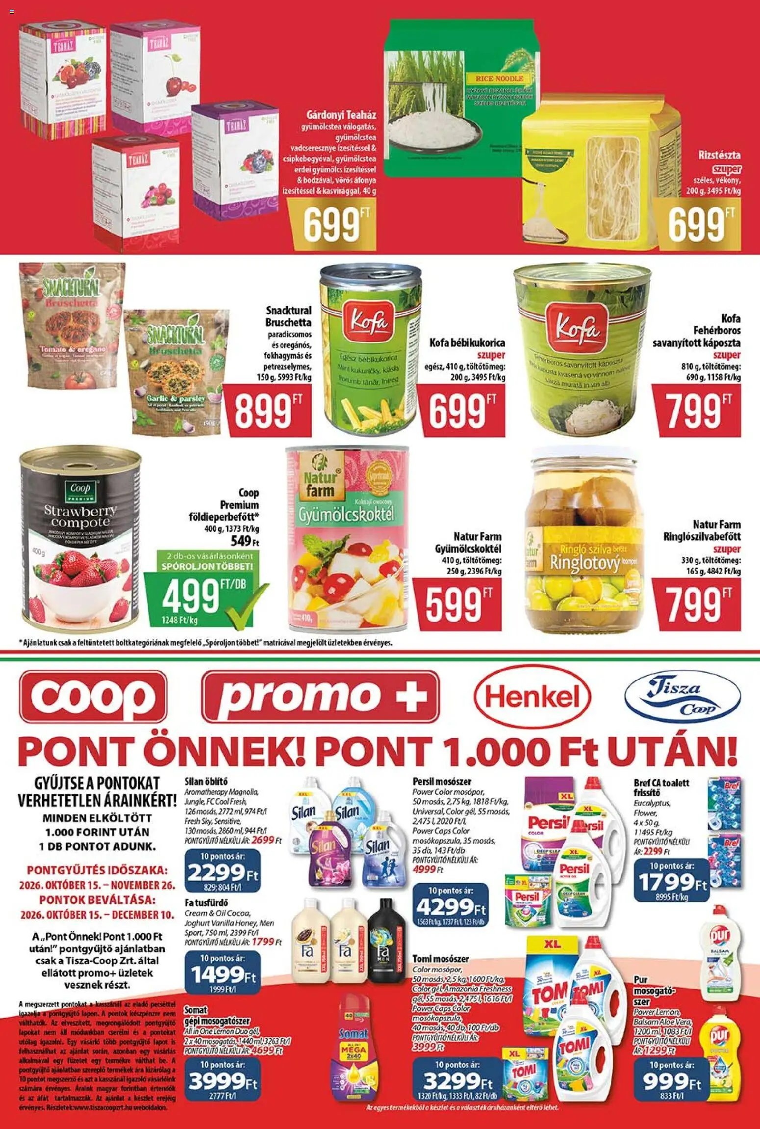 COOP - Abc & Szuper / Tisza 2026.10.15. - lapozható formában szórólap ✳️