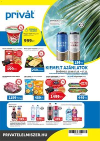 PRIVÁT újság 2026.07.16. PRIVÁT akciós újság