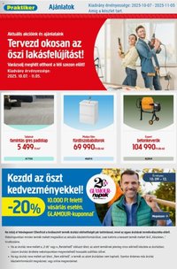 Praktiker újság 2025.10.07. Akciós újság Praktiker (2025-10-07 - 2025-11-05)
