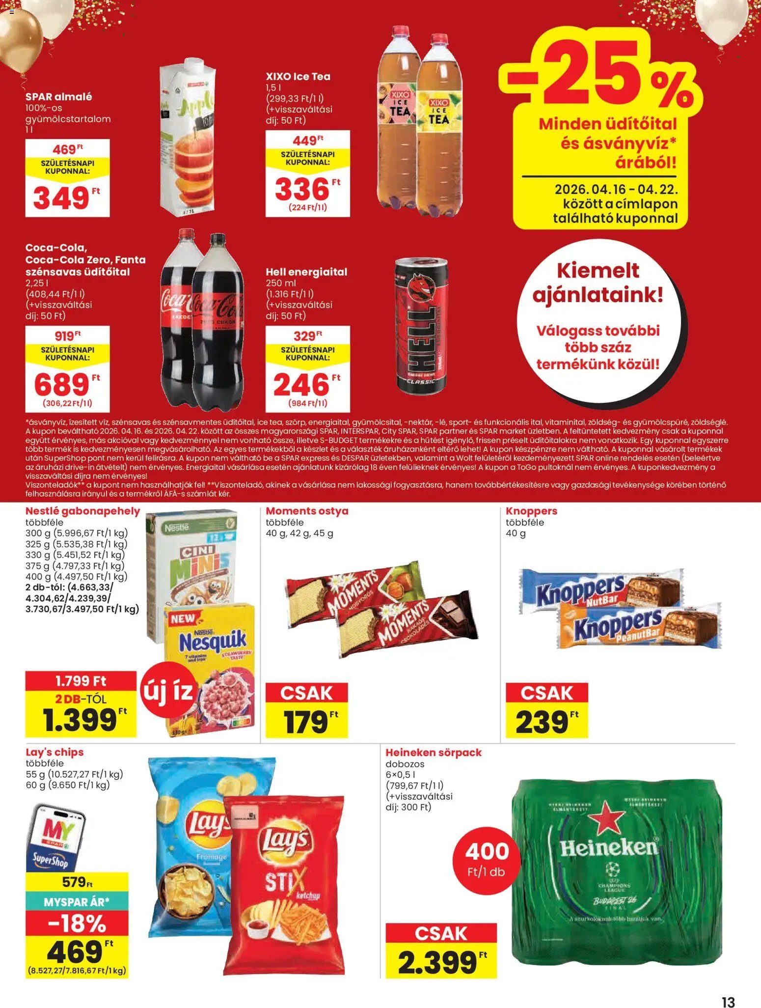 Spar újság 2026.04.16. Spar akciós újság (2026-04-16 - 2026-04-22)