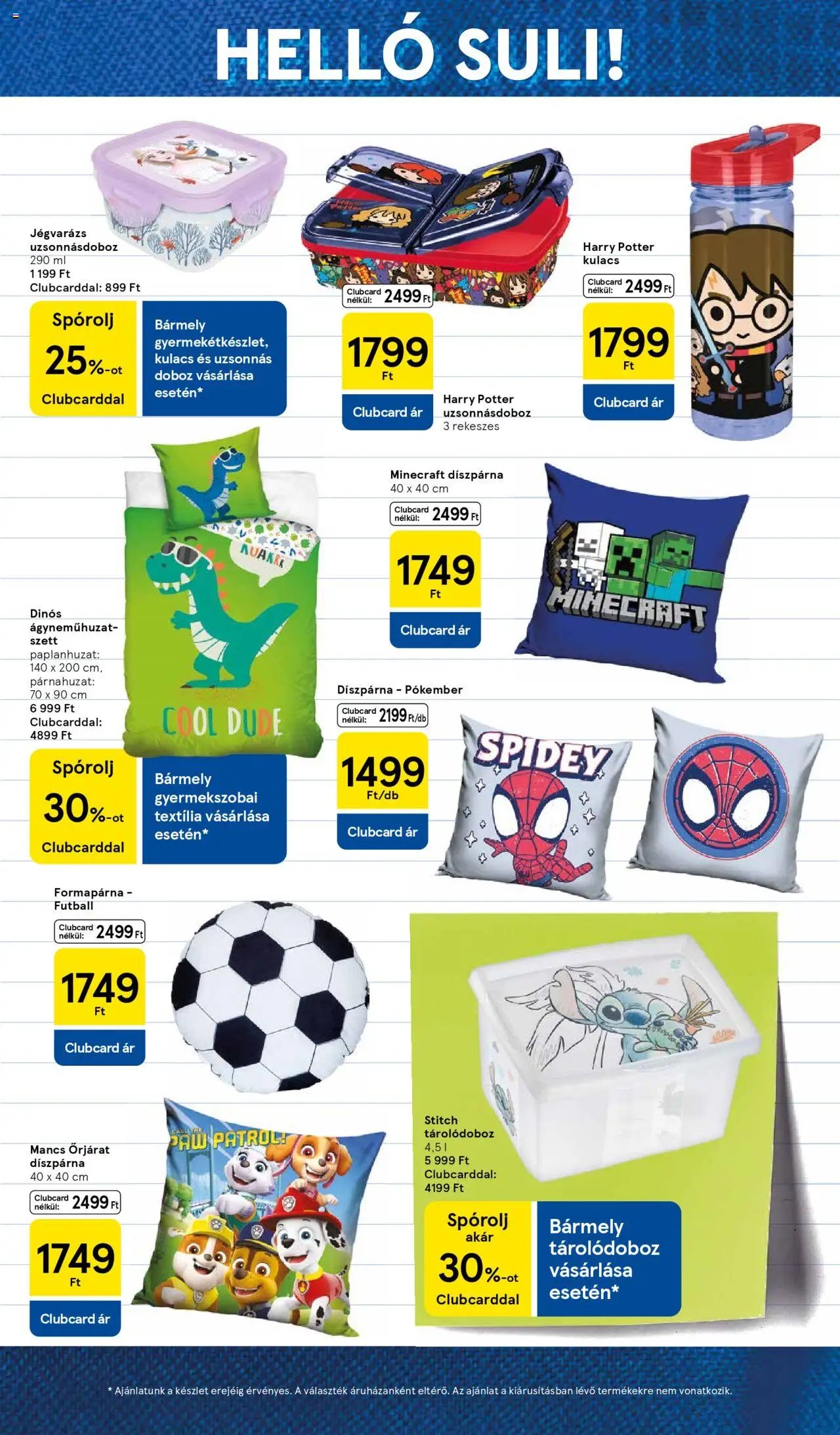 Tesco újság 2025.08.11. Helló Suli (2025-08-11)