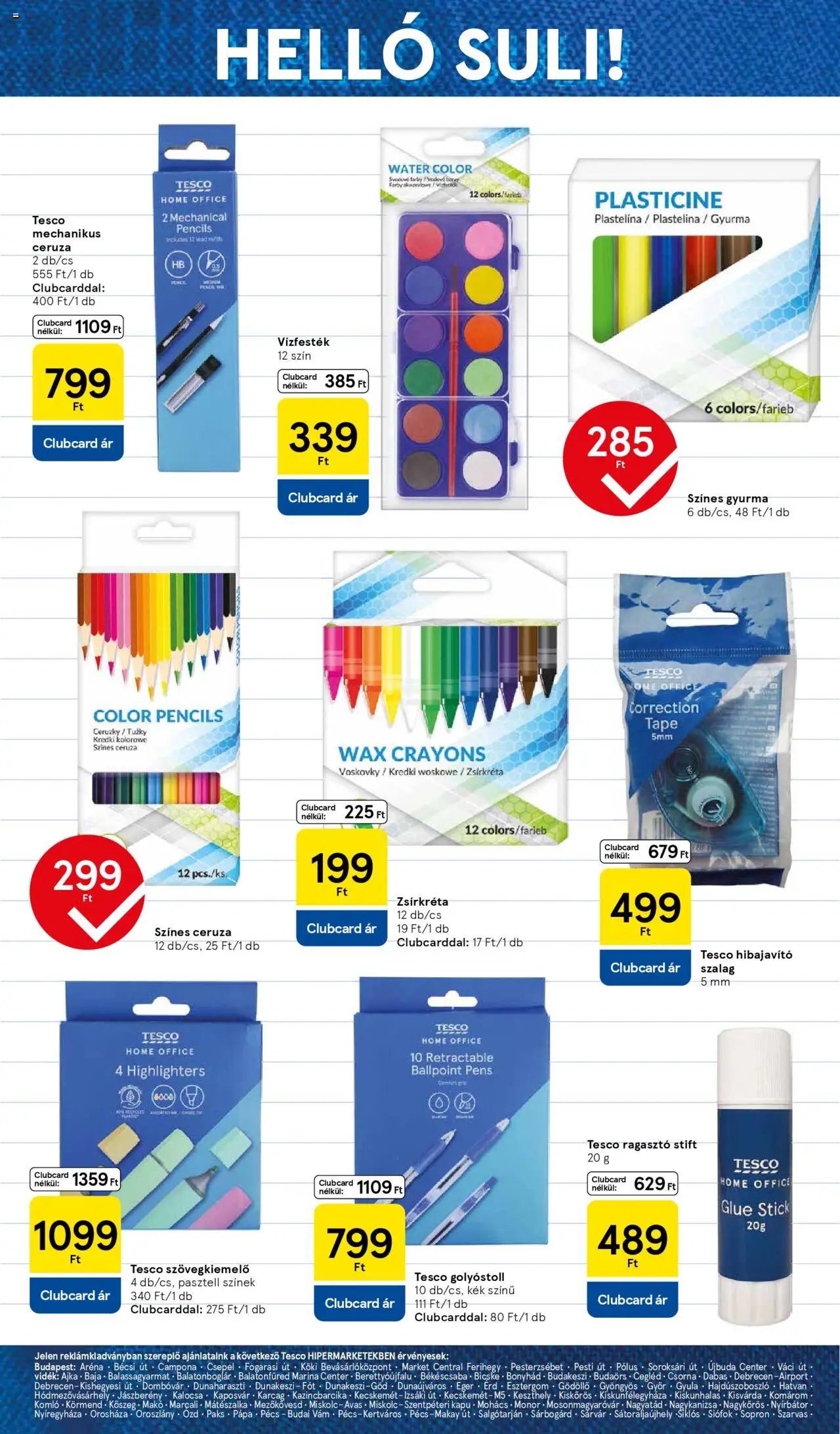 Tesco újság 2025.08.11. Helló Suli (2025-08-11)
