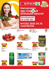Spar újság 2026.06.18. Spar Dunaharaszti üzlet megújulás