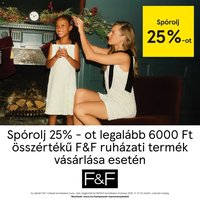 F&F újság 2025.11.13. Akciós újság F&F (2025-11-13 - 2025-11-19)