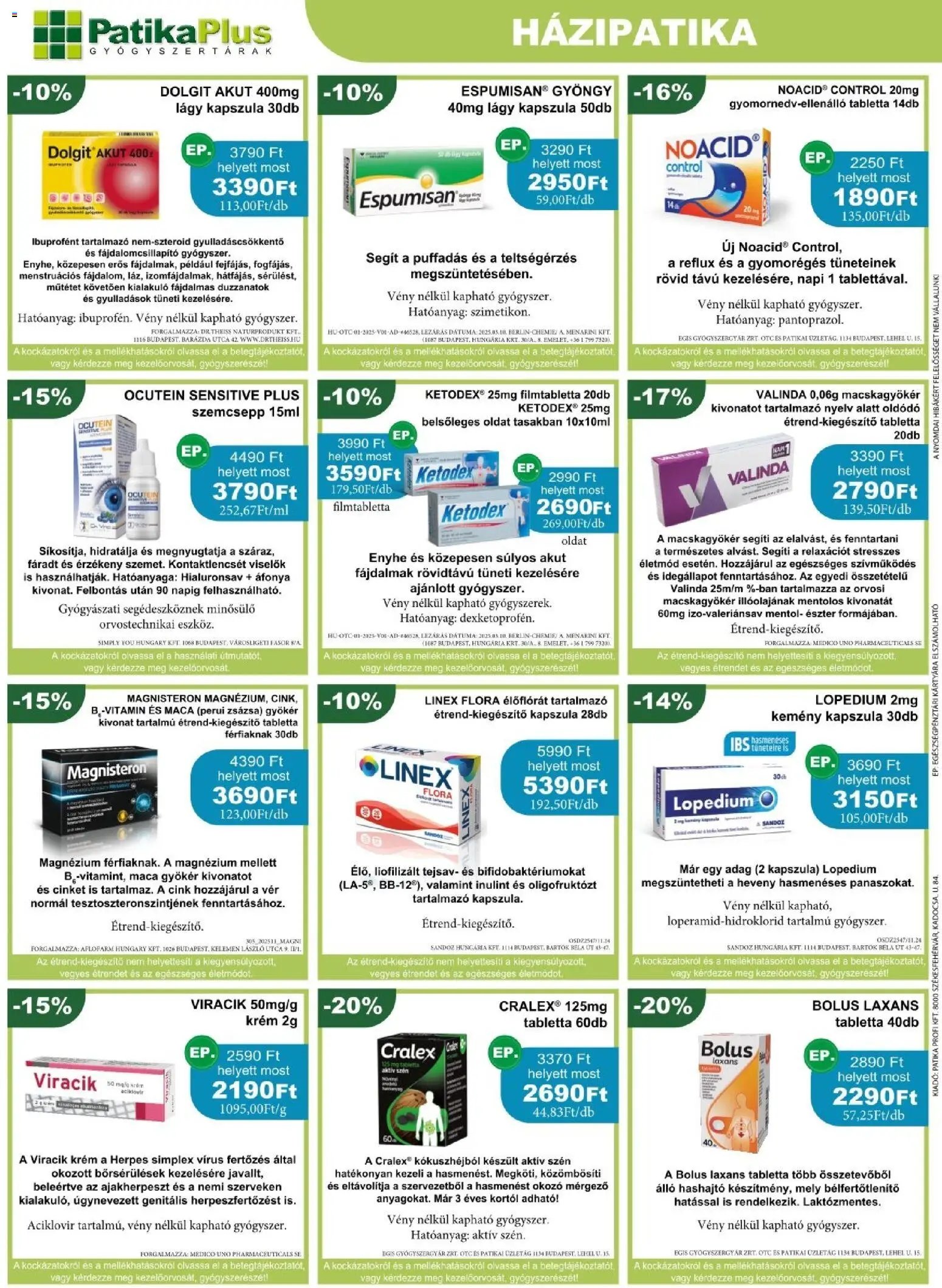 PatikaPlus újság 2025.12.01. Akciós újság PatikaPlus (2025-12-01 - 2025-12-31)