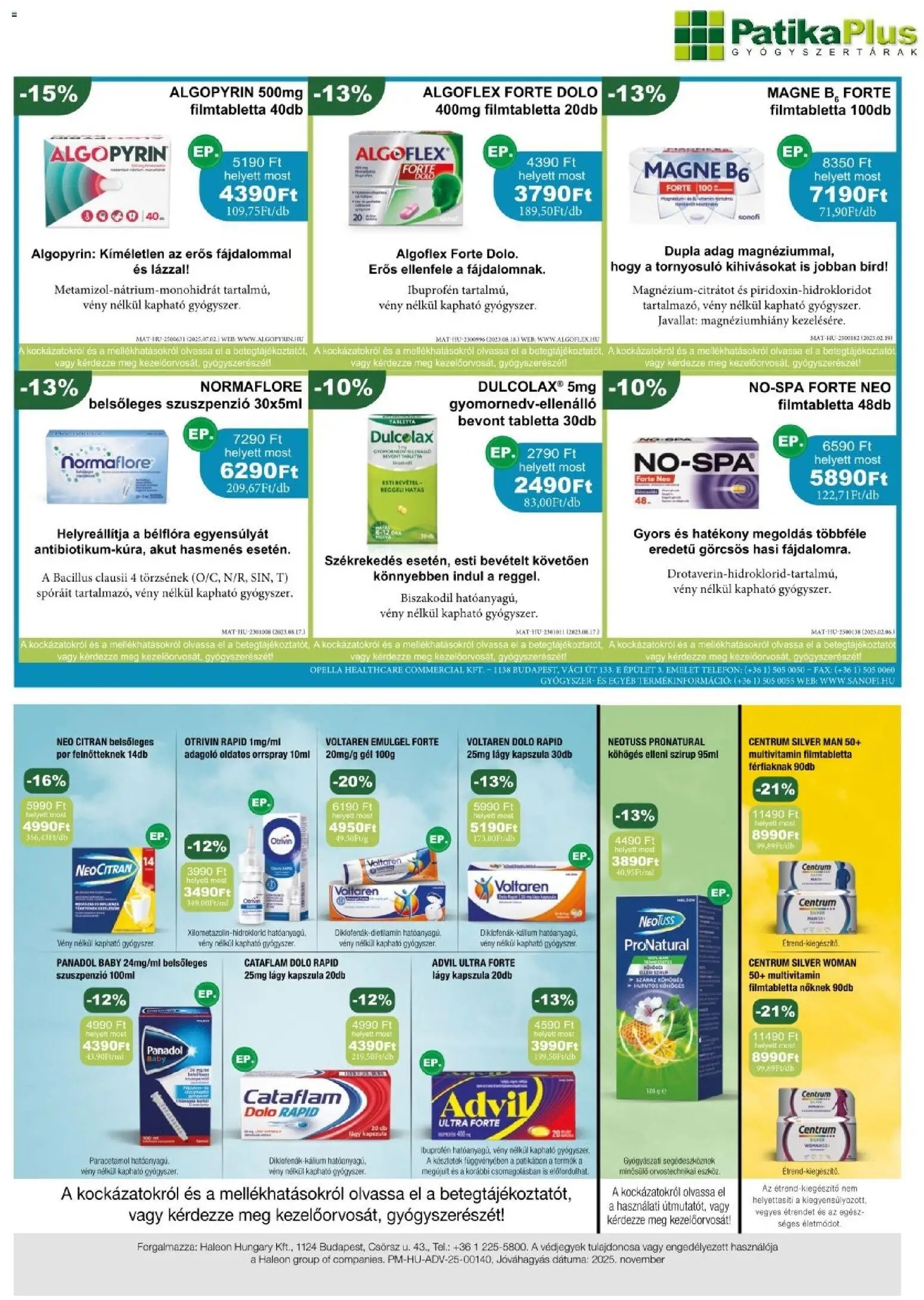 PatikaPlus újság 2025.12.01. Akciós újság PatikaPlus (2025-12-01 - 2025-12-31)