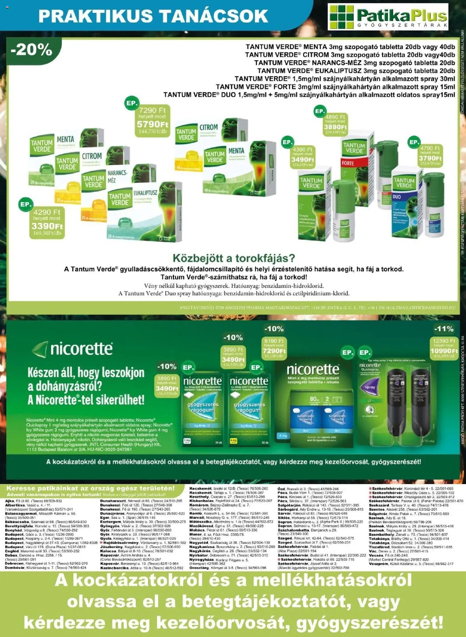 PatikaPlus újság 2025.12.01. Akciós újság PatikaPlus (2025-12-01 - 2025-12-31)