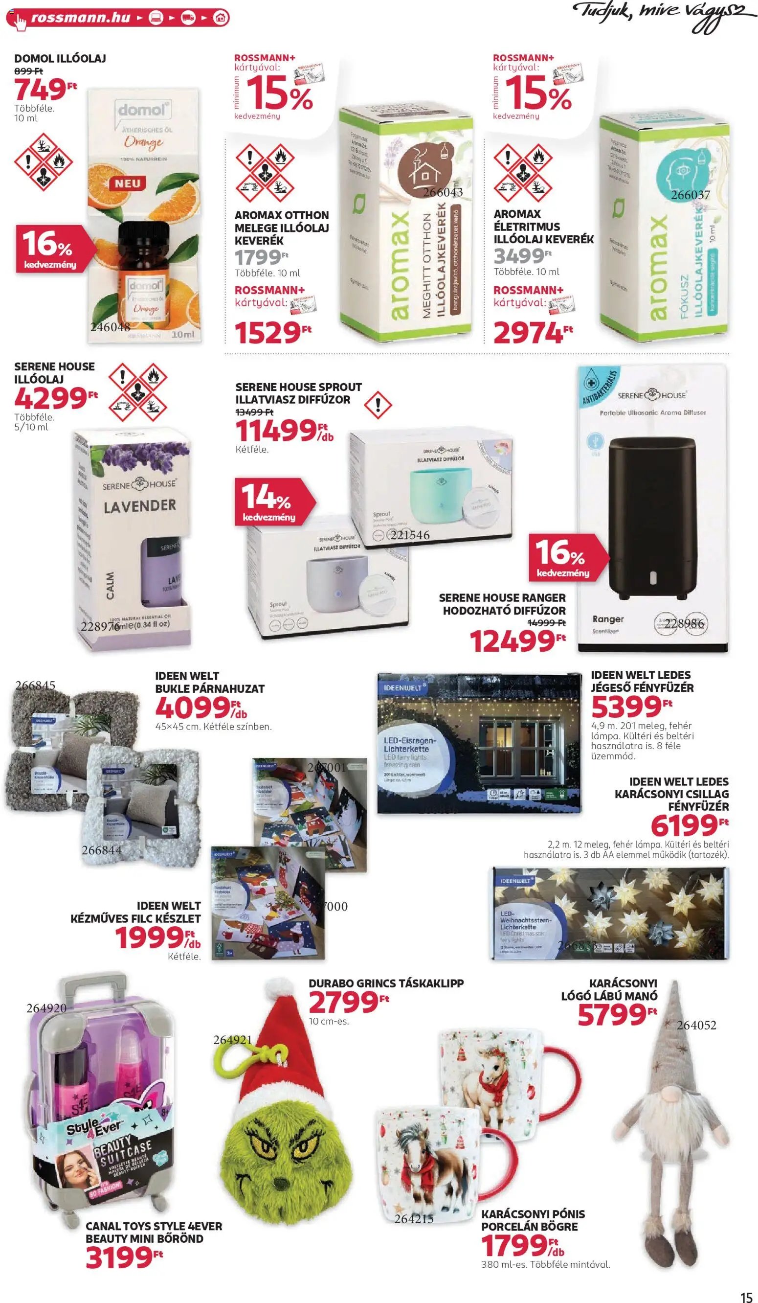 Rossmann újság 2025.12.01. Akciós újság Rossmann (2025-12-01 - 2025-12-12)