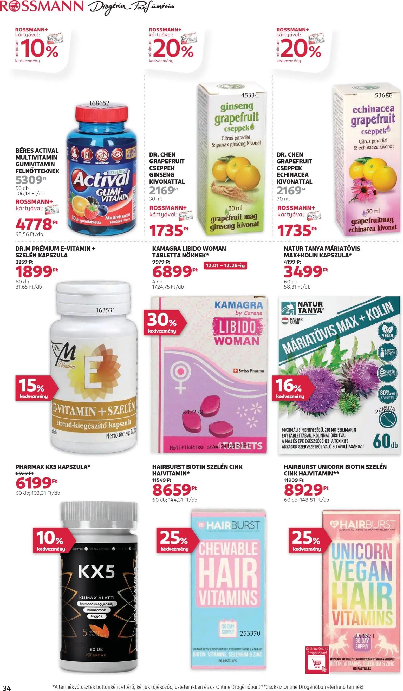 Rossmann újság 2025.12.01. Akciós újság Rossmann (2025-12-01 - 2025-12-12)