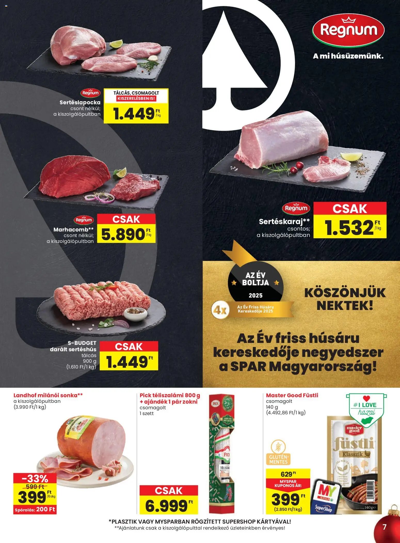 Spar újság 2025.12.18. Akciós újság Spar (2025-12-18 - 2025-12-27)