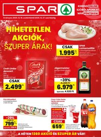 Spar újság 2025.12.18. Akciós újság Spar (2025-12-18 - 2025-12-27)