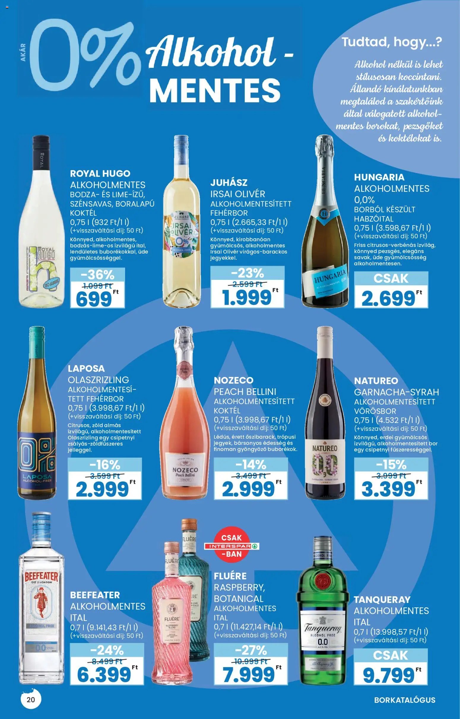 Spar újság 2026.09.02. Spar BOR ősz katalógus