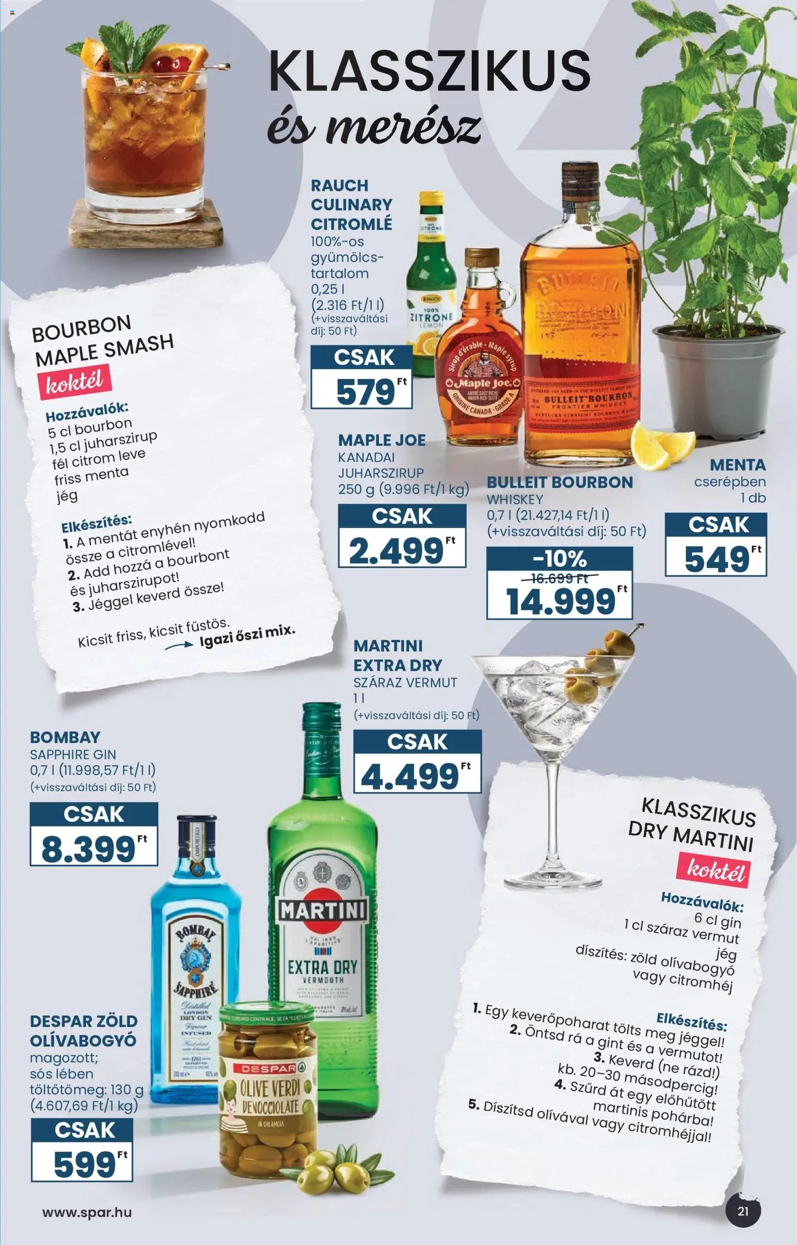 Spar újság 2026.09.02. Spar BOR ősz katalógus
