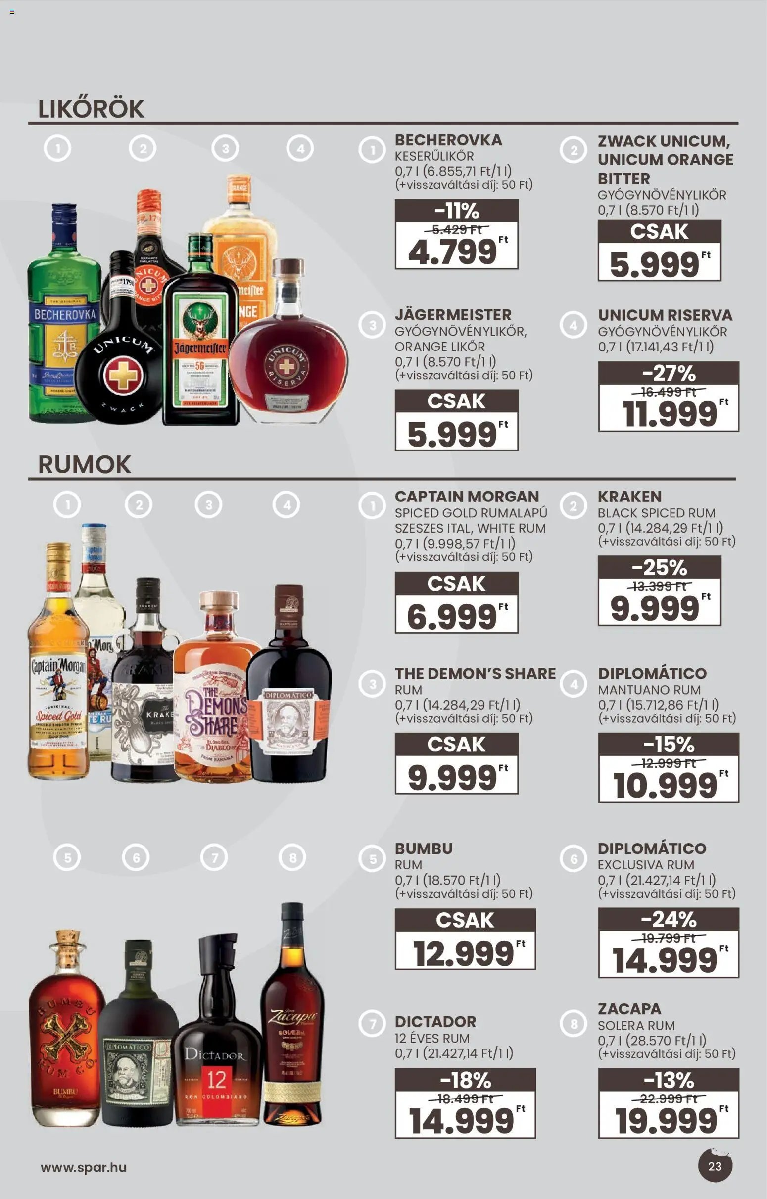Spar újság 2026.09.02. Spar BOR ősz katalógus