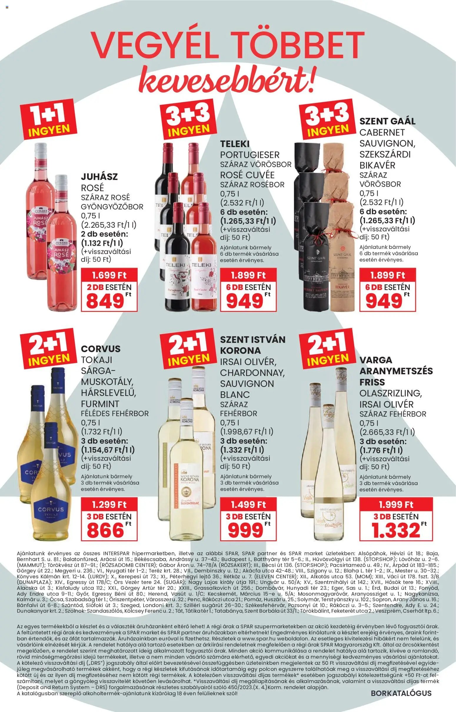 Spar újság 2026.09.02. Spar BOR ősz katalógus