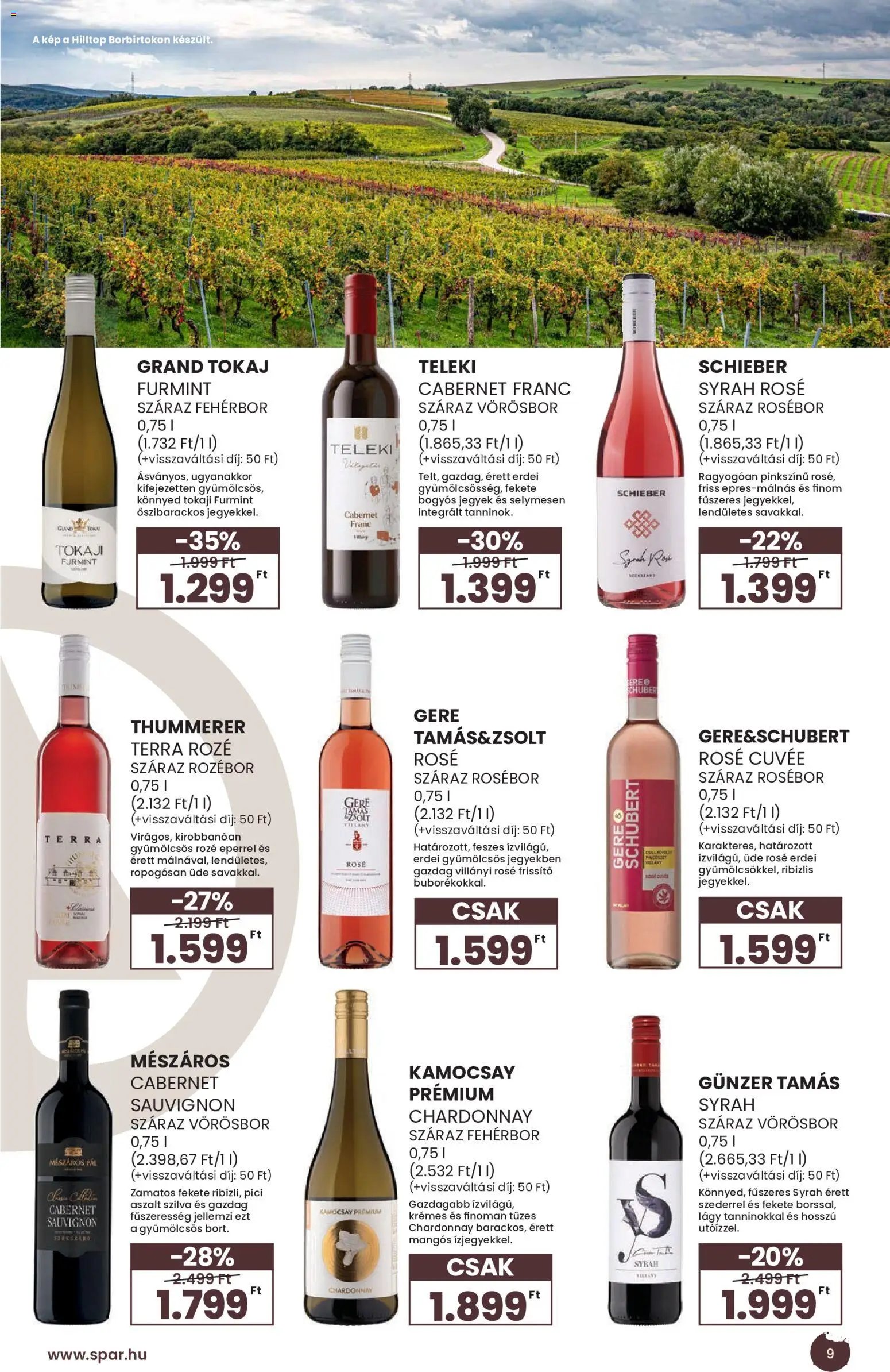 Spar újság 2026.09.02. Spar BOR ősz katalógus