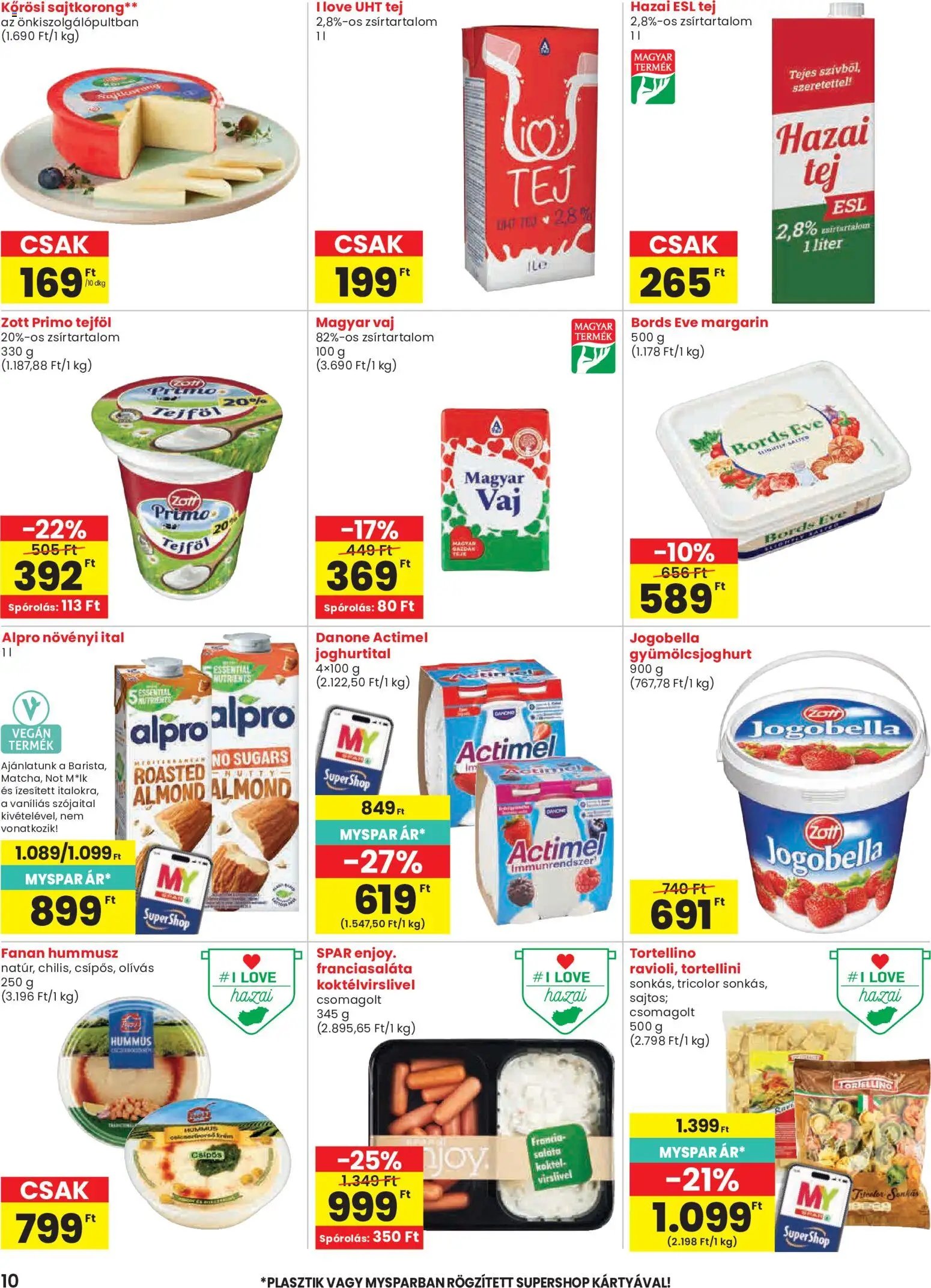 Spar újság 2026.10.01. Spar akciós újság