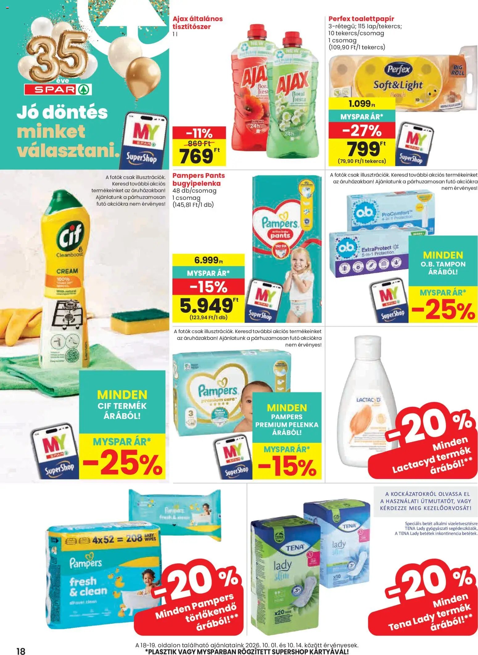 Spar újság 2026.10.01. Spar akciós újság