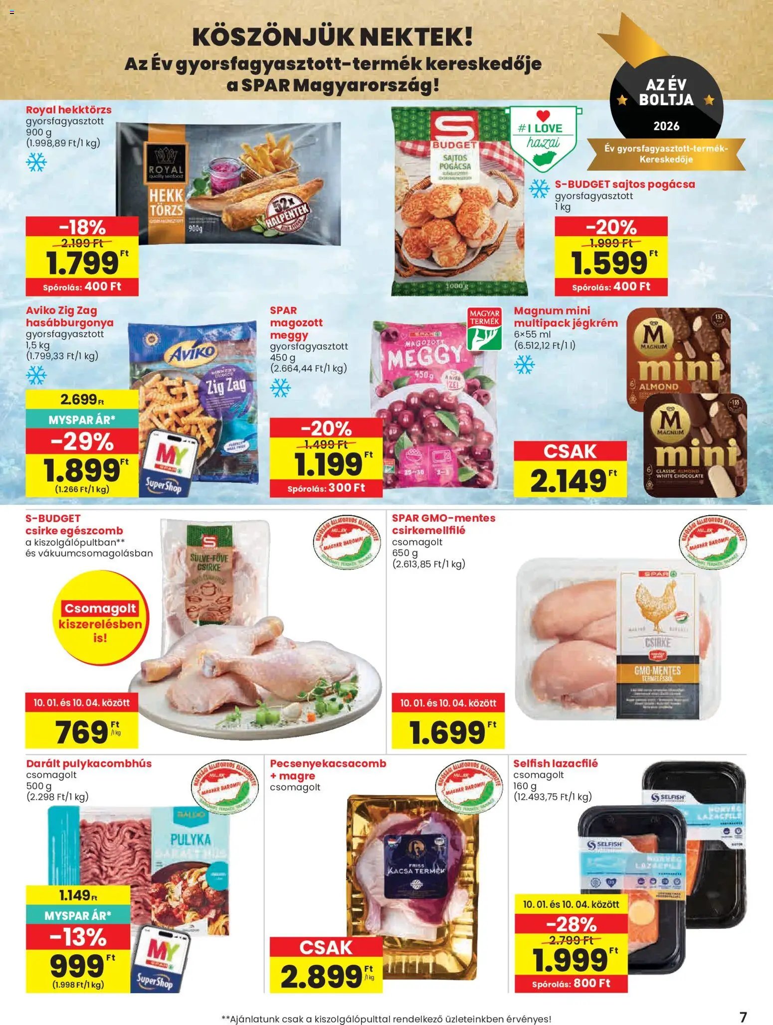 Spar újság 2026.10.01. Spar akciós újság
